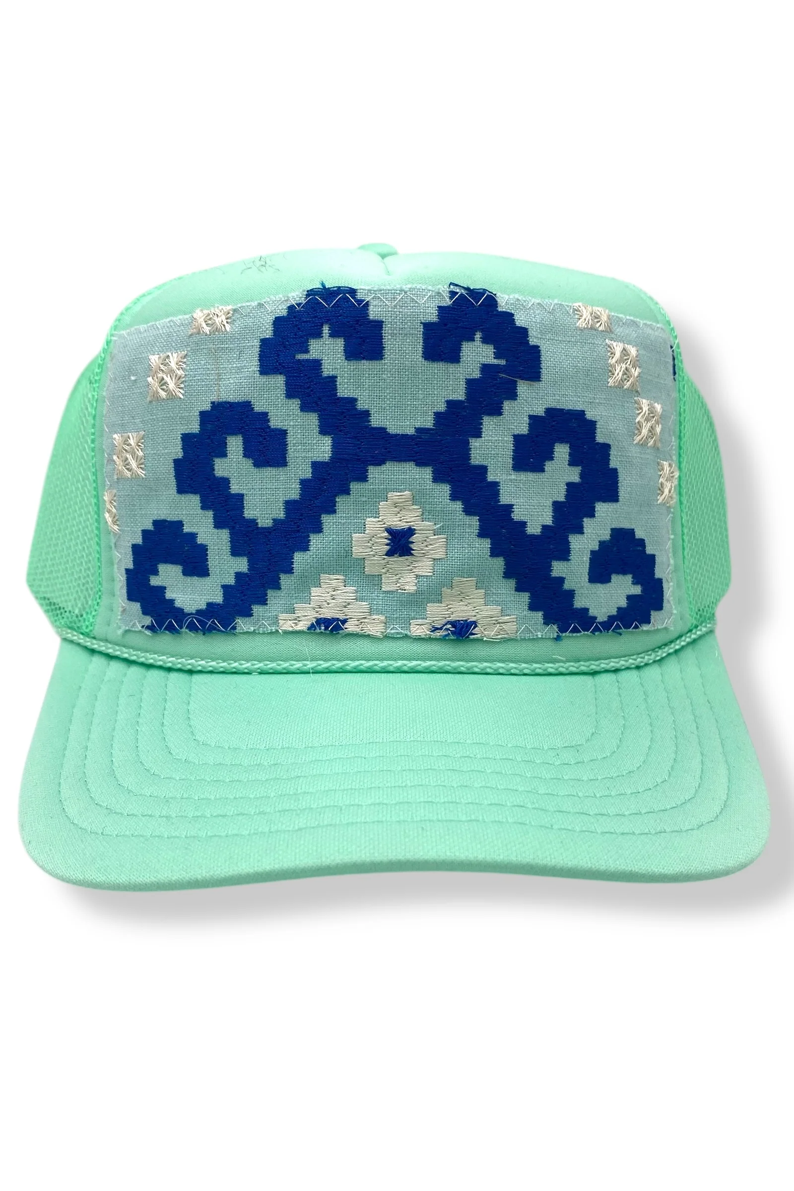 Kilim Trucker Hat - Seafoam 69