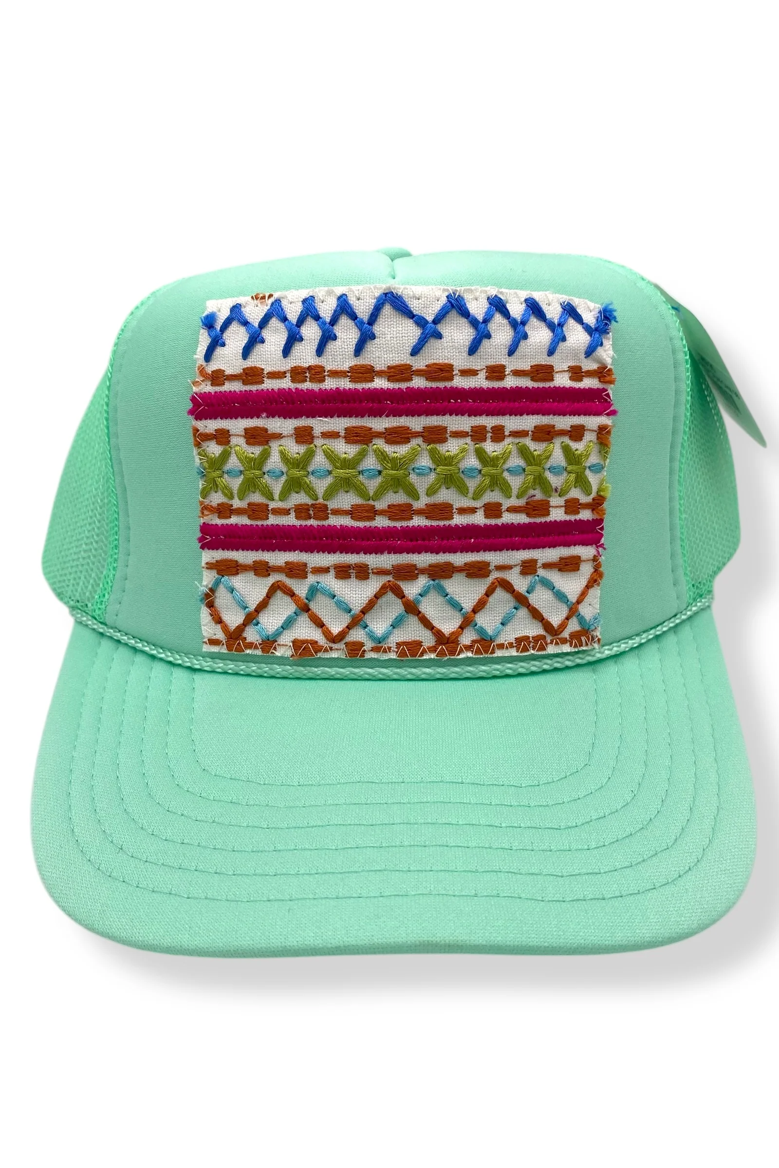 Kilim Trucker Hat - Seafoam 98