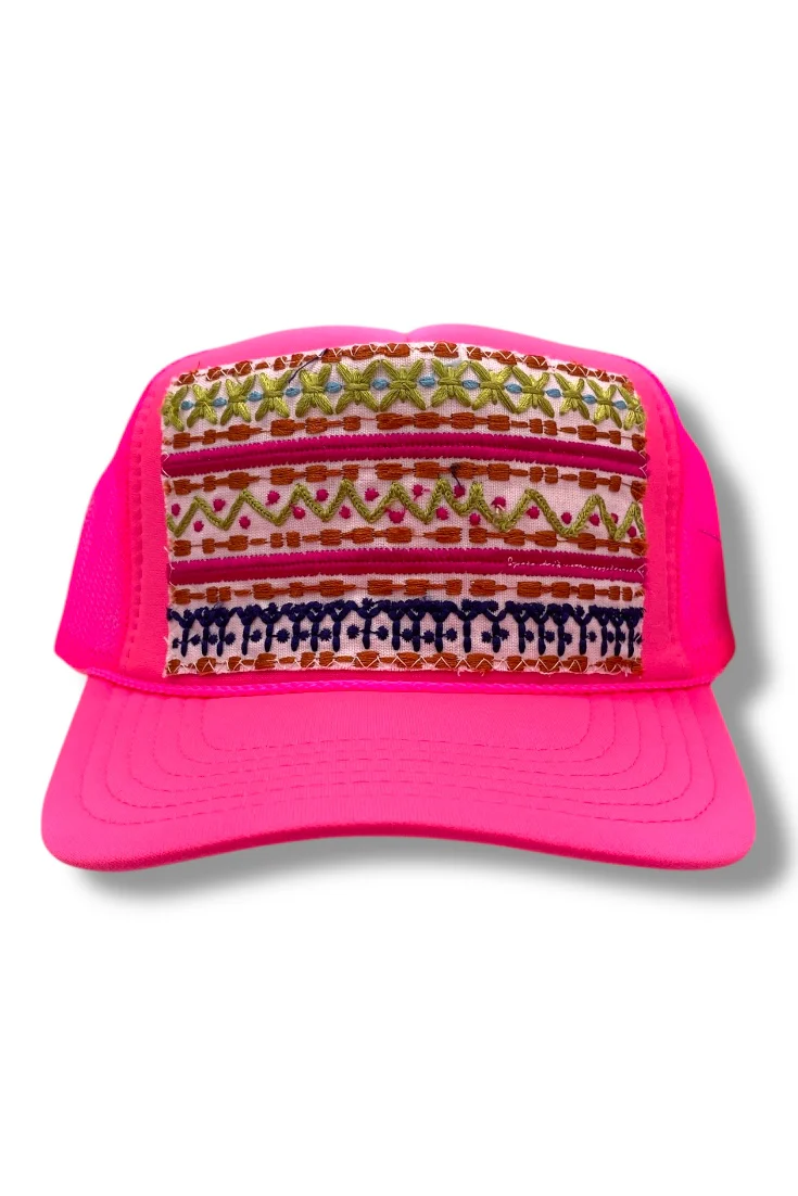 Kilim Trucker Hot Pink - 160