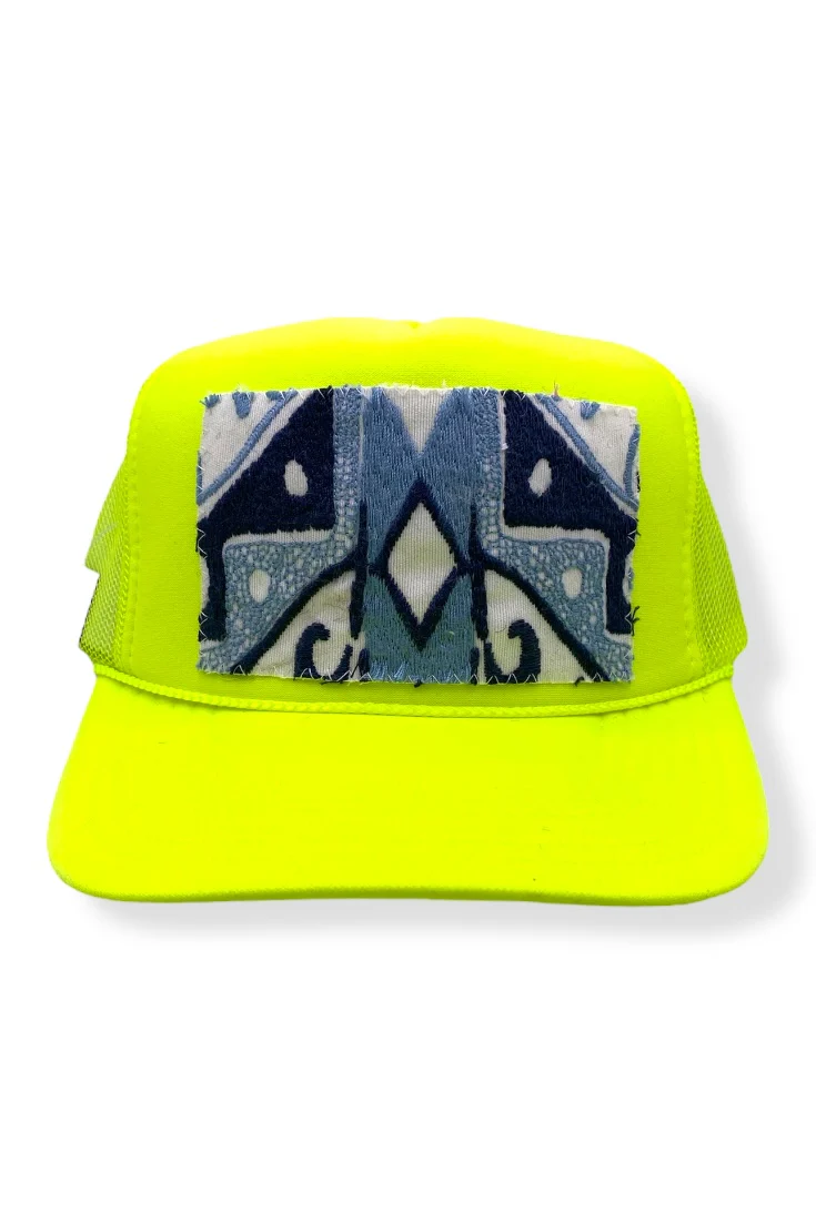 Kilim Trucker Hat - Neon Yellow 7