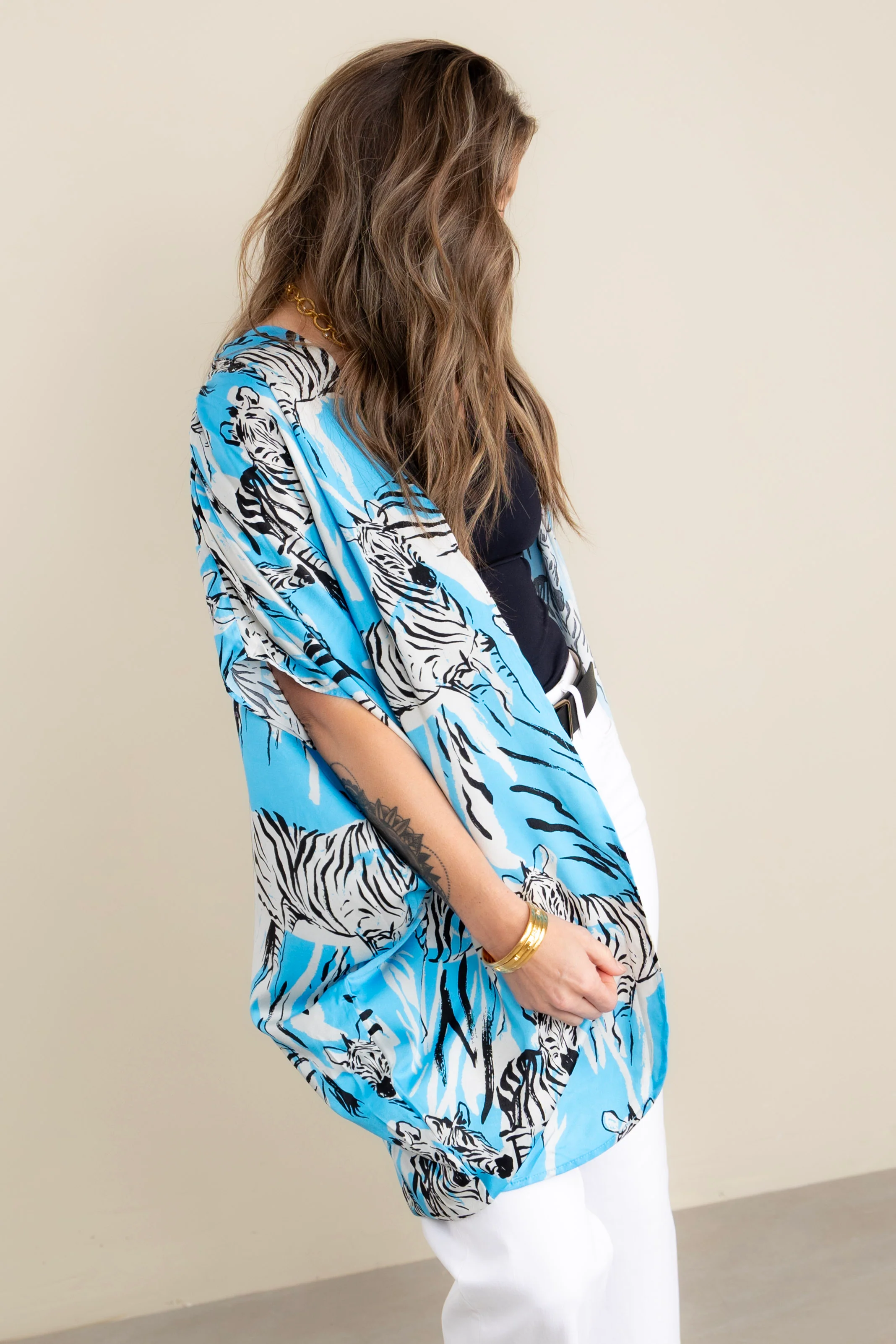 Martie Light Blue Kimono *Final Sale* - Image 3