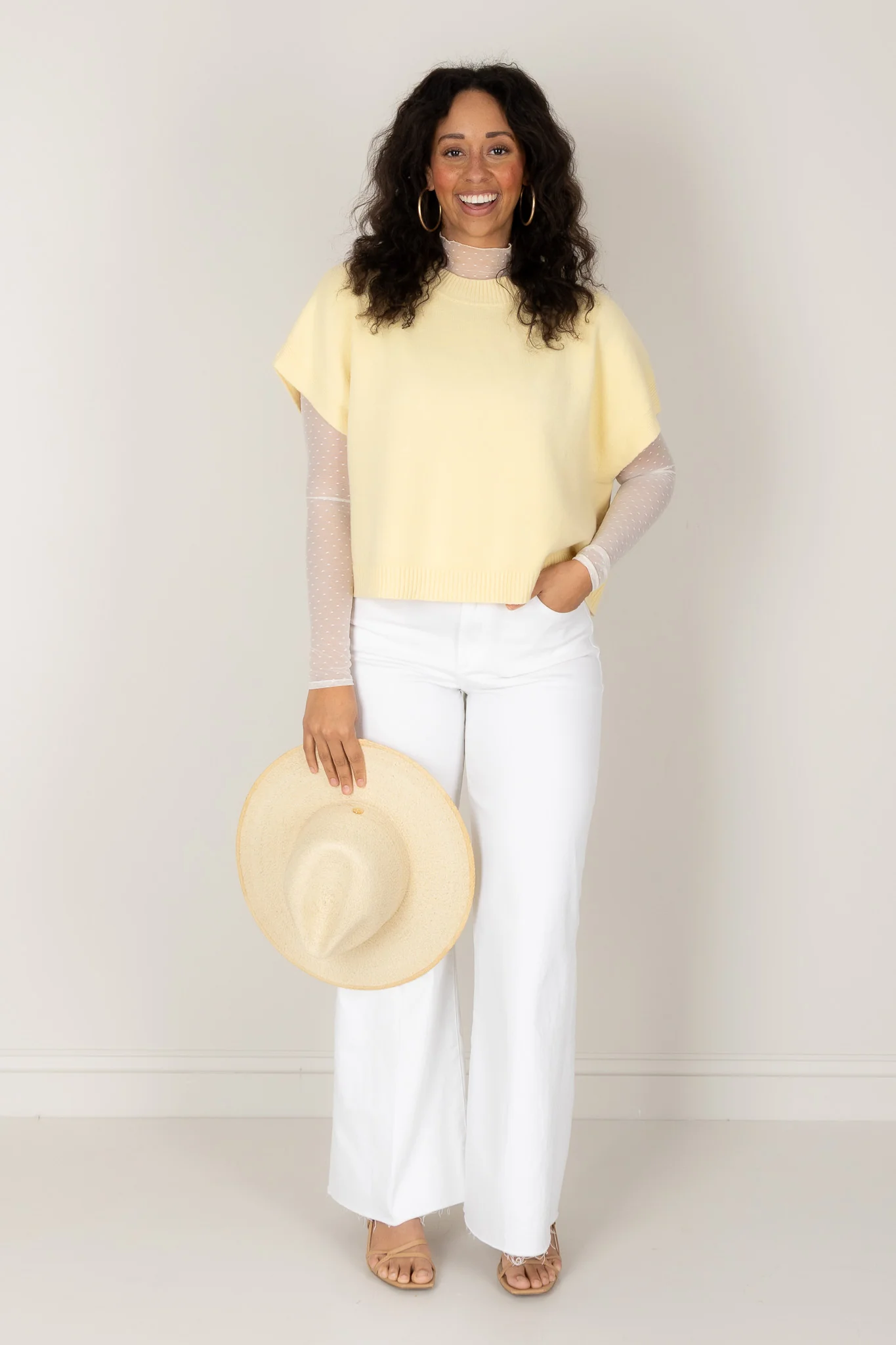 Over The Moon Lemon Sweater - Image 4