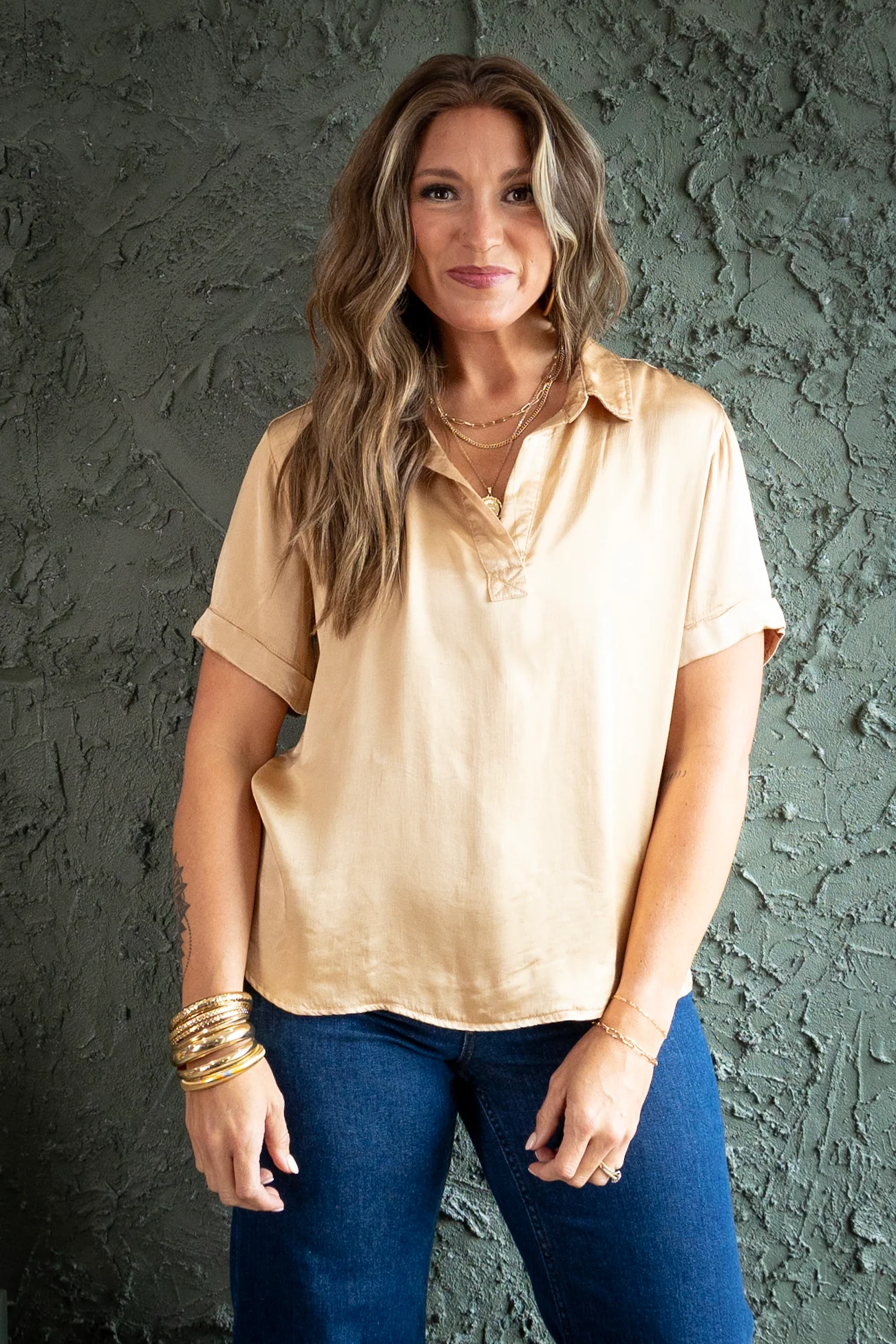 Lena Short Sleeve Top - FINAL SALE - Image 2