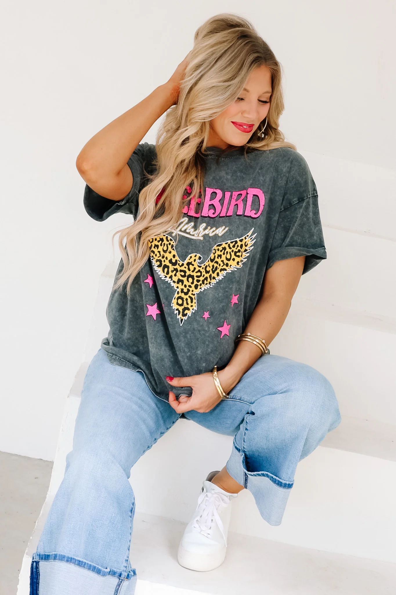Free Bird America Black Short Sleeve Tee - Image 2