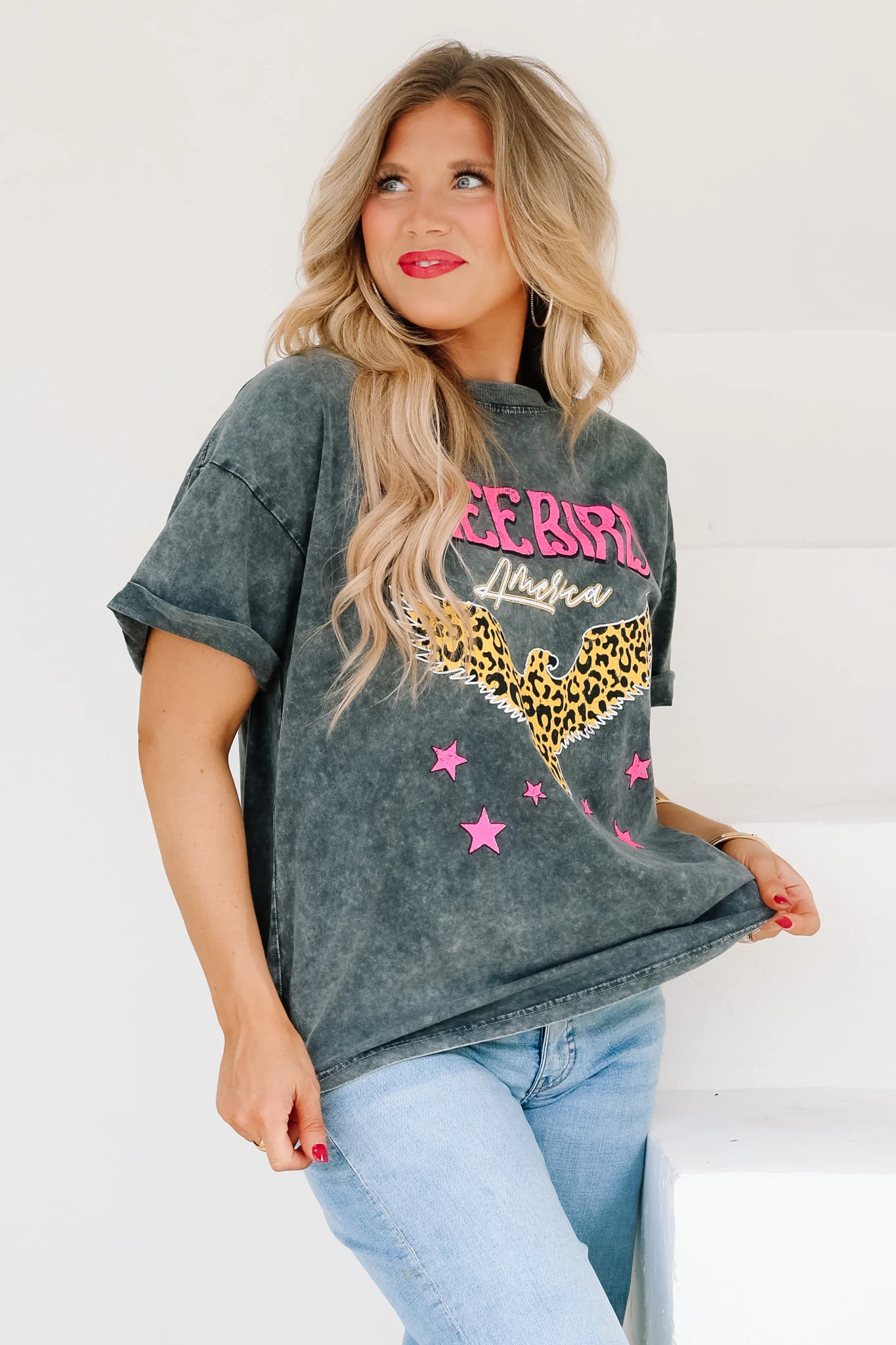 Free Bird America Black Short Sleeve Tee - Image 4