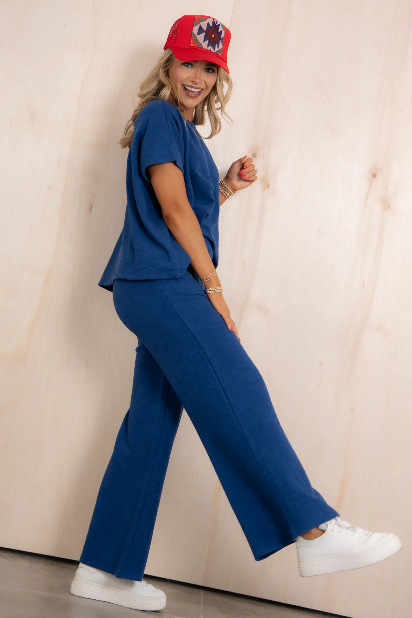 Sandy Days Light Navy Pants Set *Final Sale* - Image 5