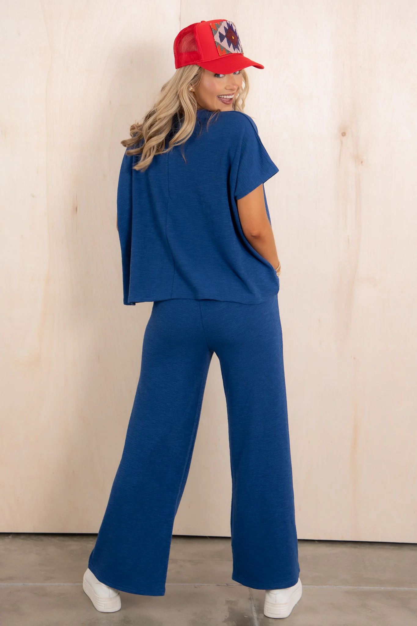 Sandy Days Light Navy Pants Set *Final Sale* - Image 7