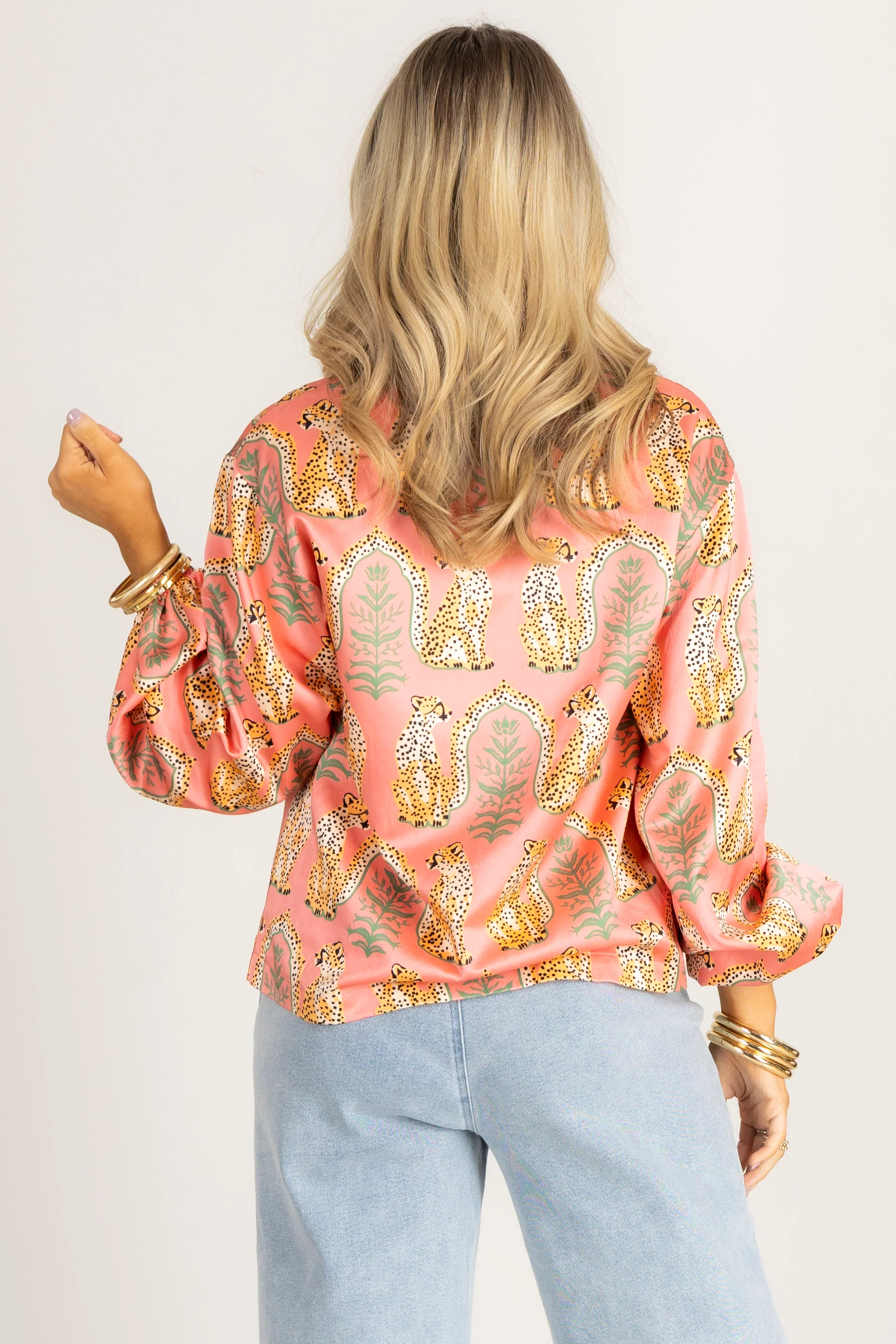 Emily McCarthy Lolli Cabana Long Sleeve Blouse - Image 4