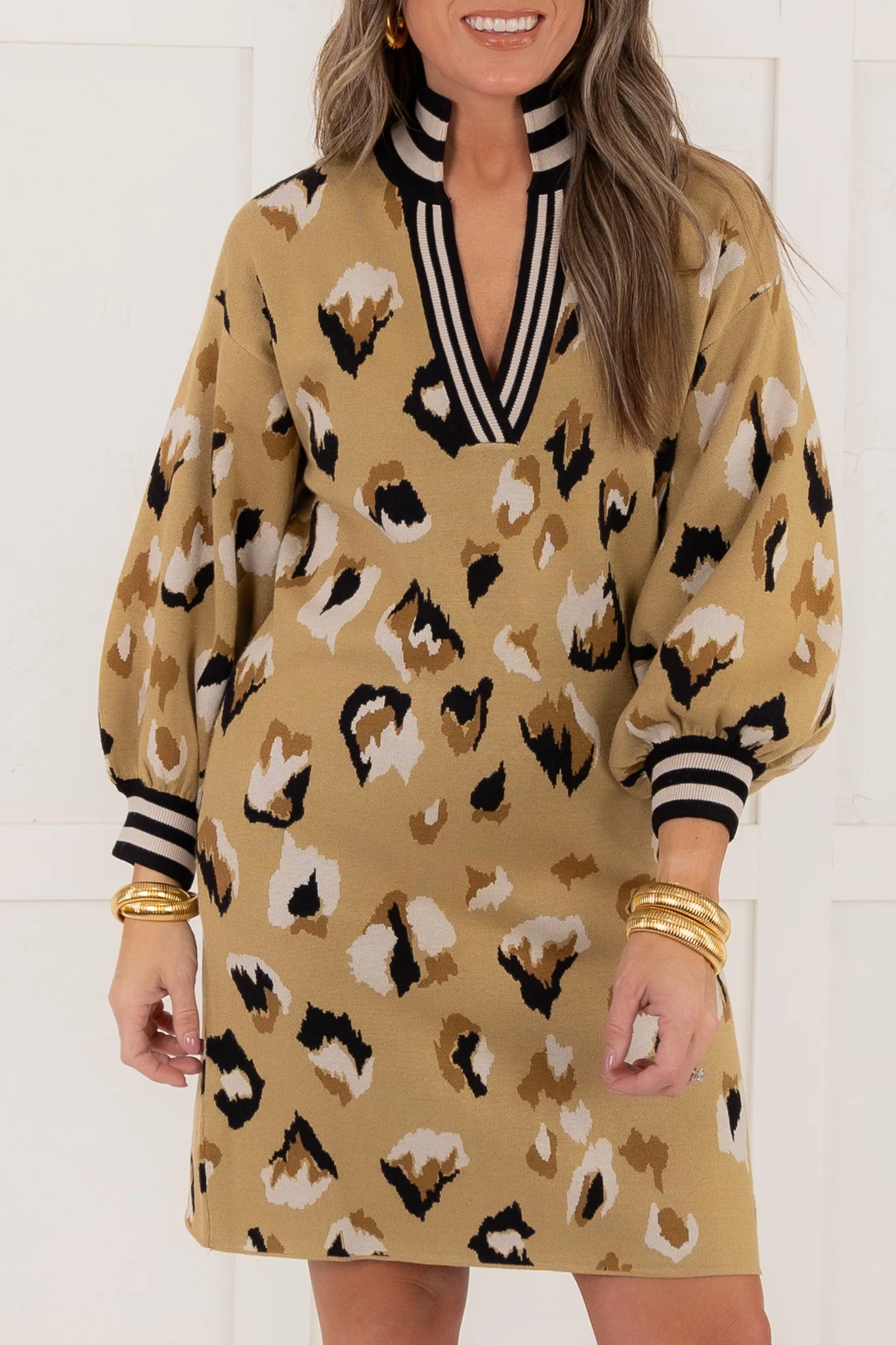Lolli Cheetah Sweater Dress | Emily McCarthy - FINAL SALE - Image 4
