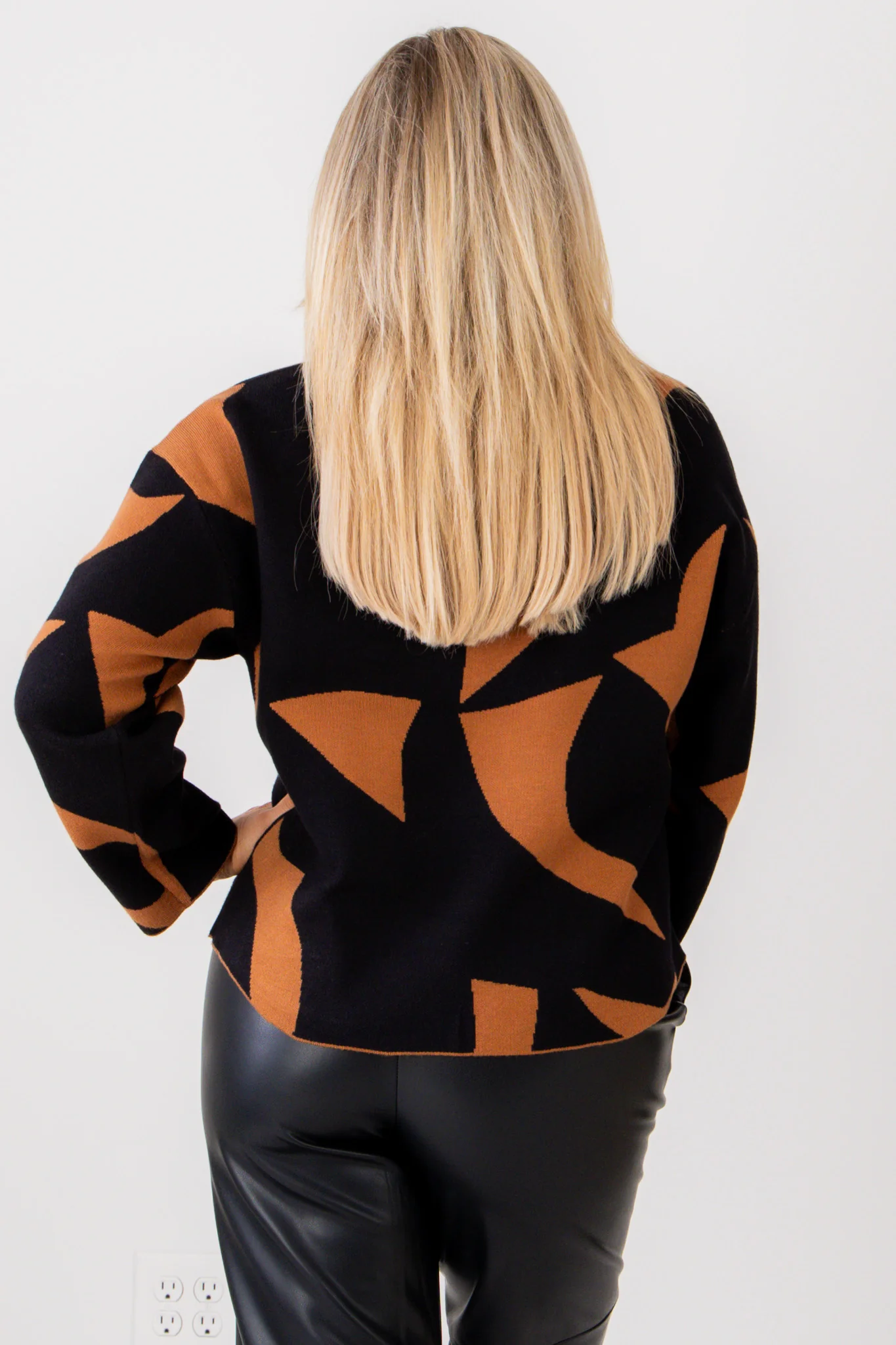 Tribal Bran Long Sleeve Mock Neck Sweater - Image 4