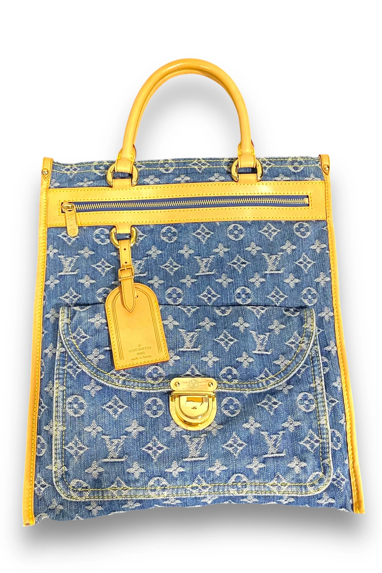 LV Denim Shopper Vintage Tote