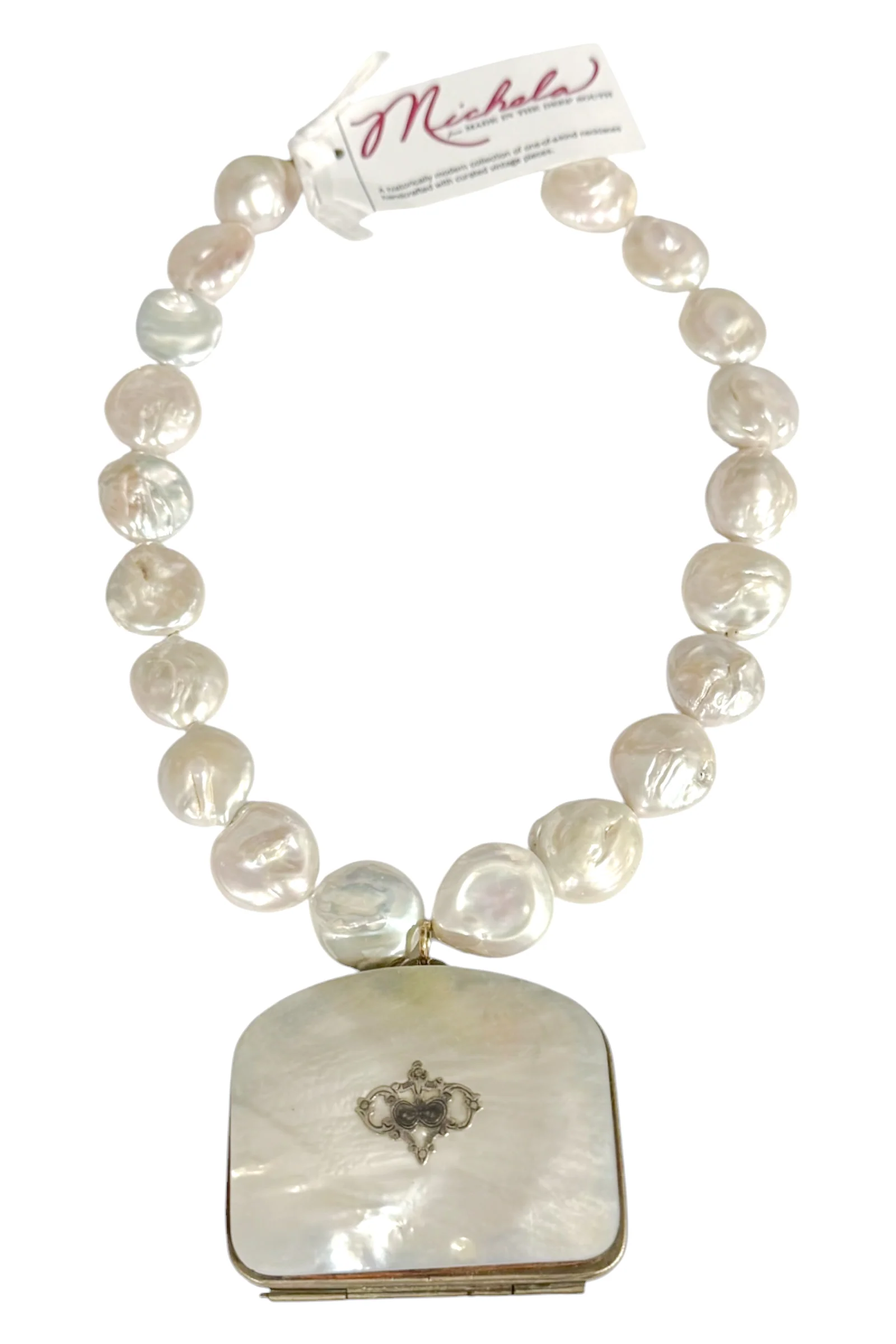 Made In The Deep South 1920s Coin Purse Baroque Pearl Necklace