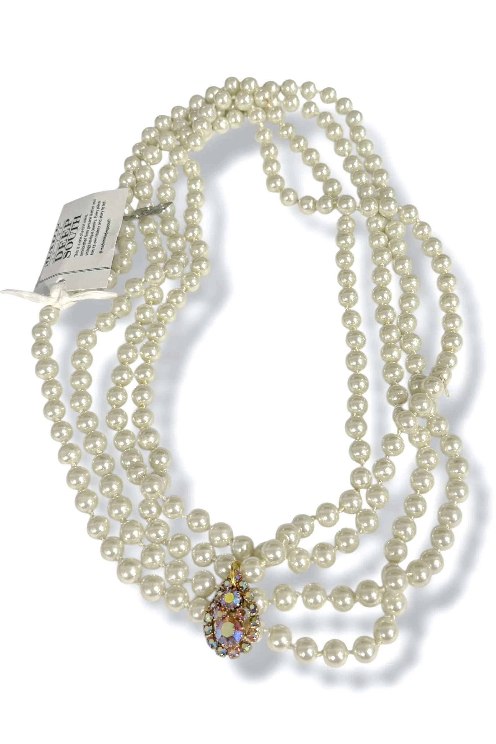 Made In The Deep South 1920s Dress Clip 1950s Necklace