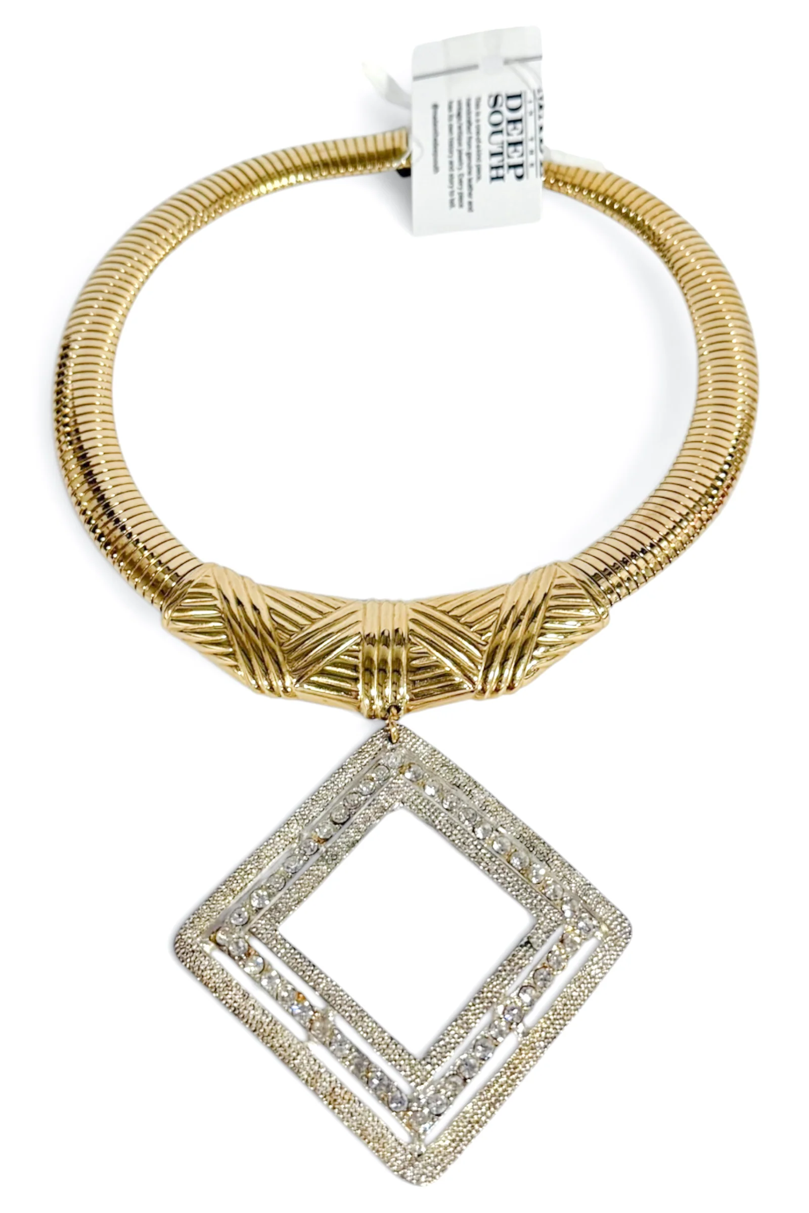 Made In The Deep South 1940s Buckle 1970s Necklace