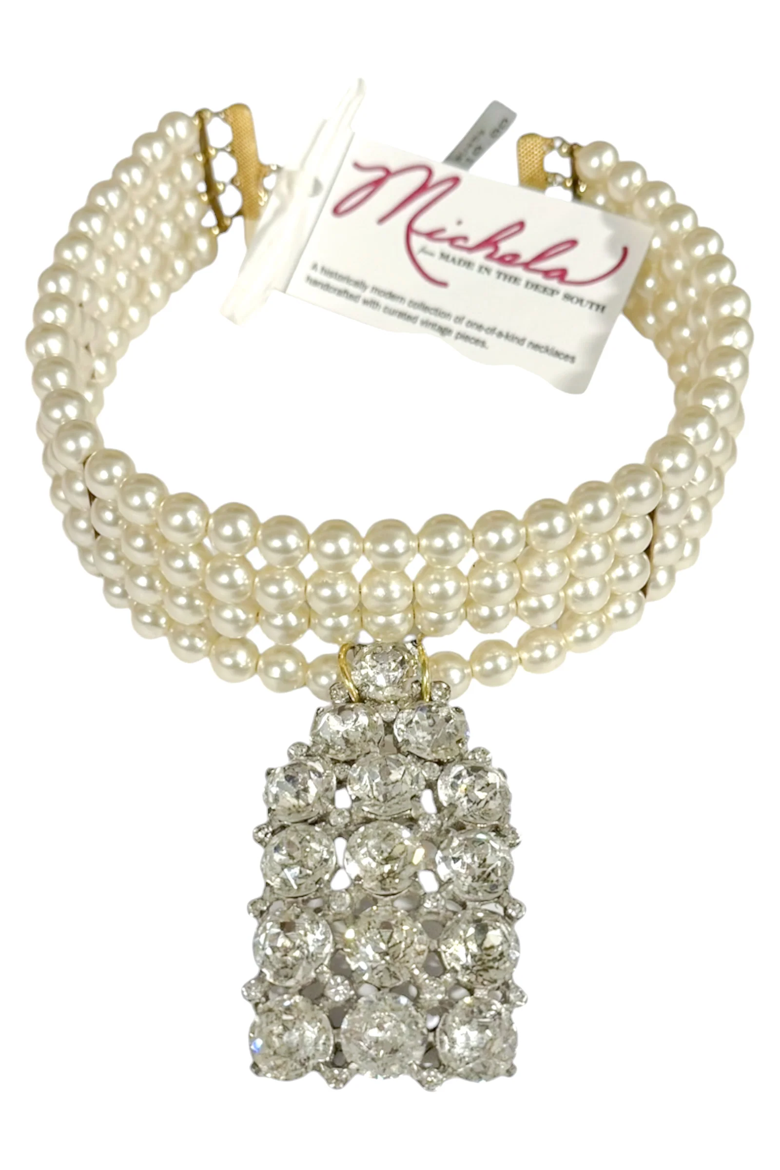 Made In The Deep South 1940s Dress Clip 1970s Choker