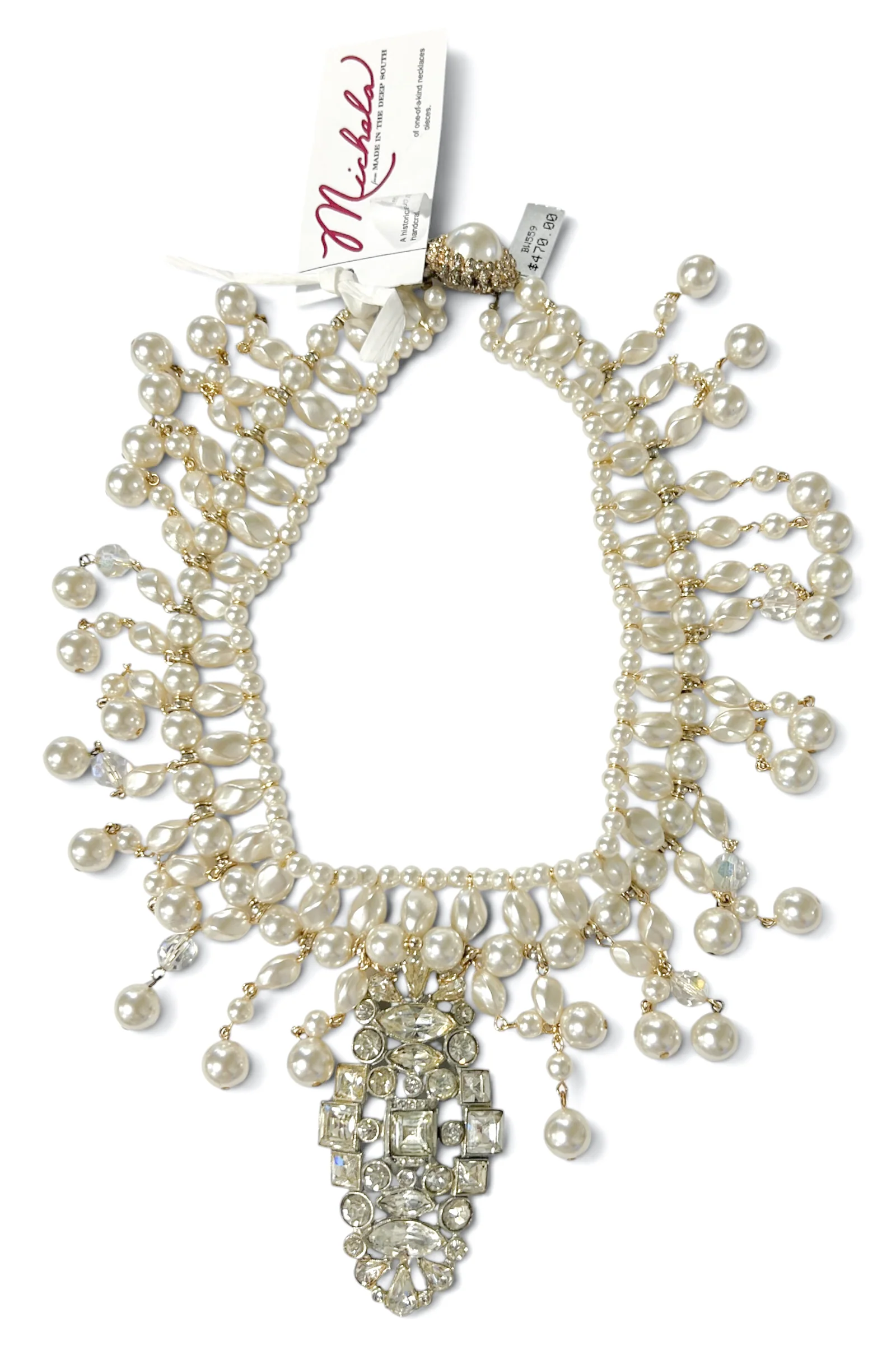 Made In The Deep South 1940s Eisenberg Brooch 1960s Necklace