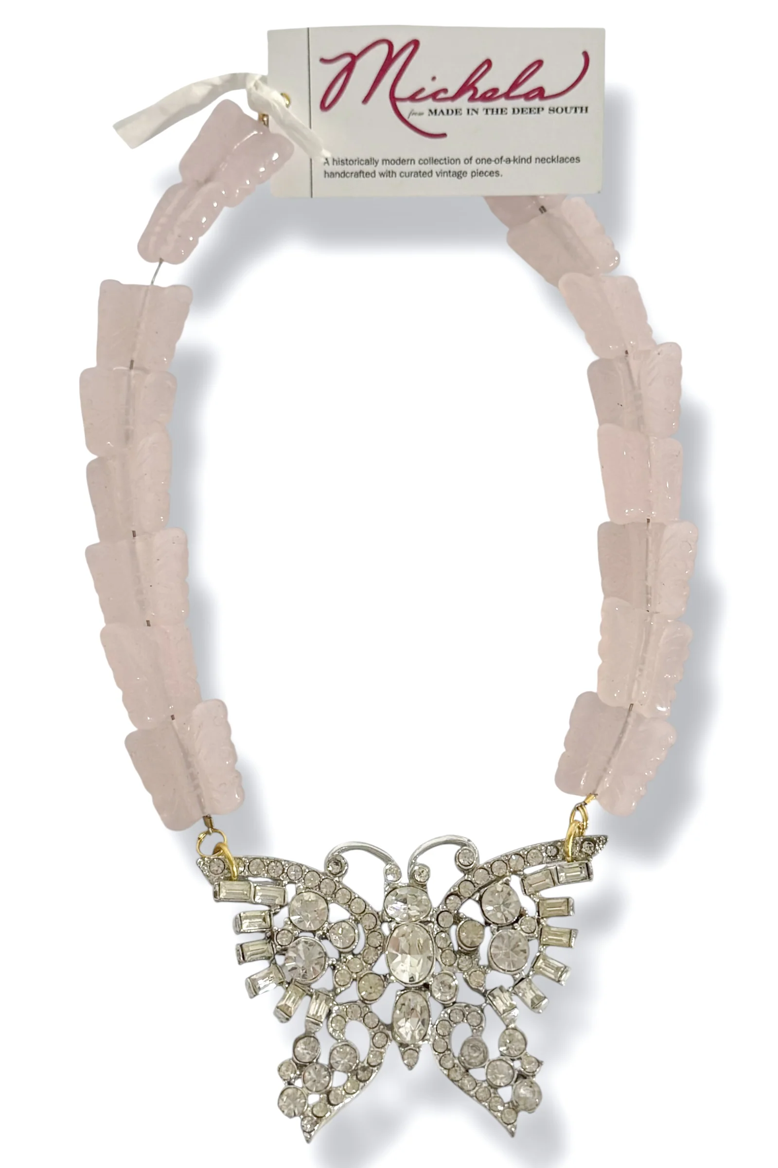 Made In The Deep South 1960s Chalcedony Necklace