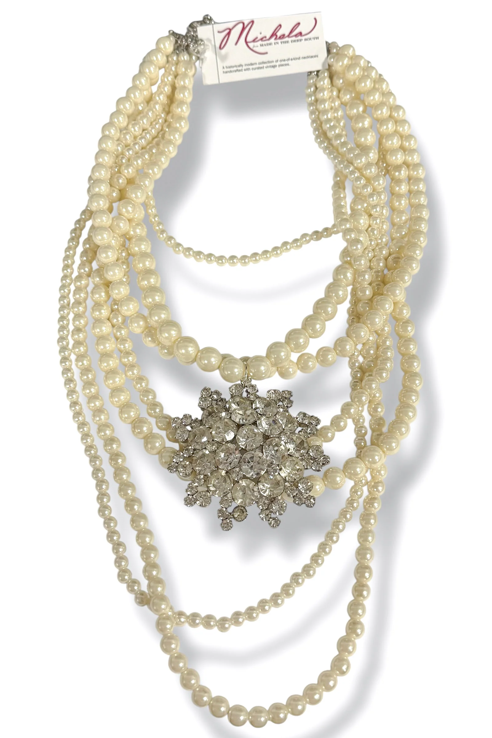 Made In The Deep South 1950s D & E Juliana Brooch 1970s Necklace