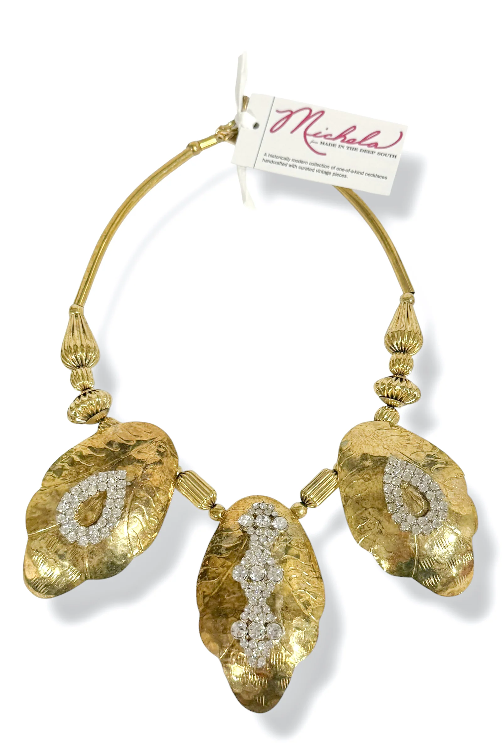Made In The Deep South 1950s Rhinestone Brooch 1950s Earrings 1970s Necklace