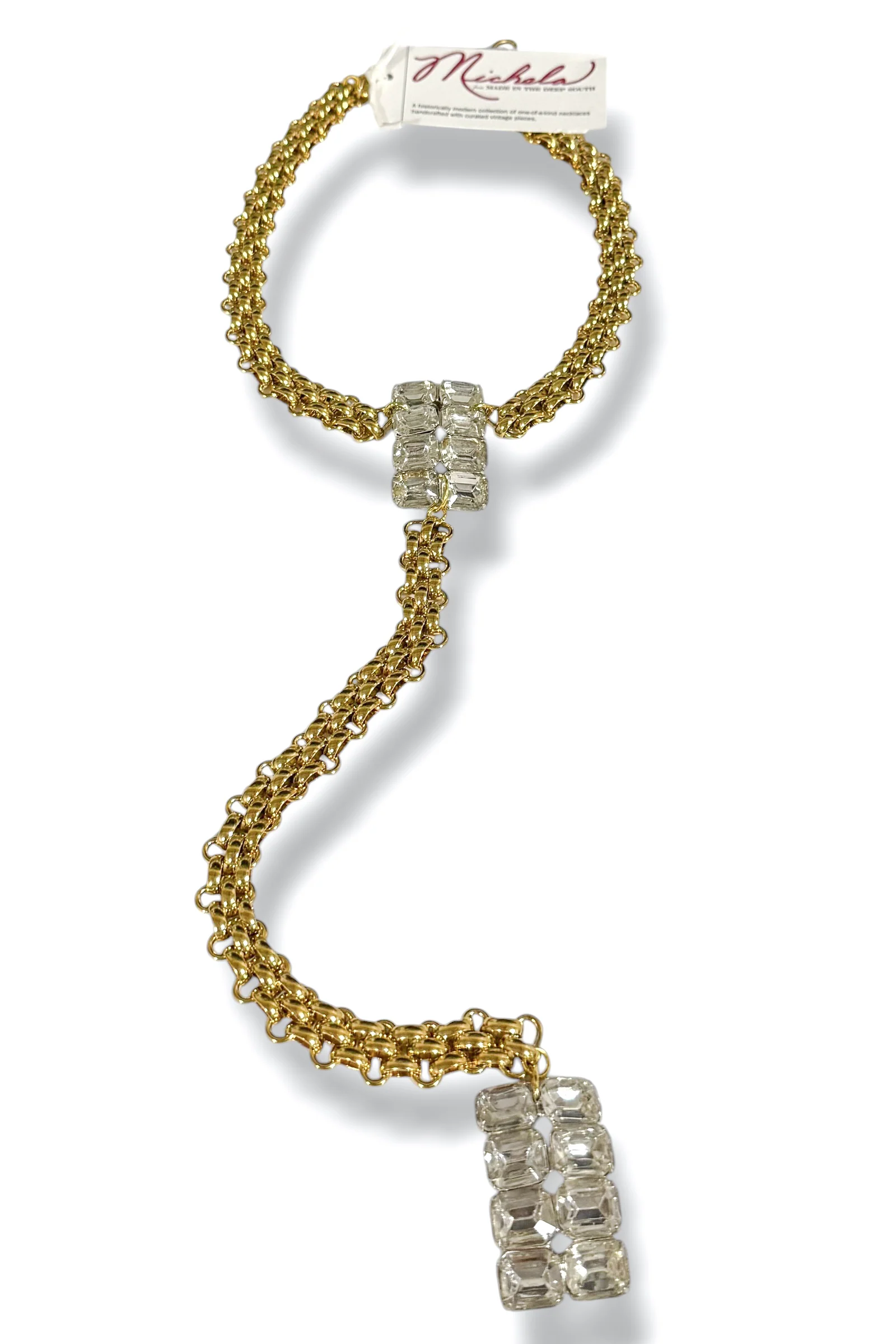 Made In The Deep South 1950s Shoe Clip 1980s Chain Necklace