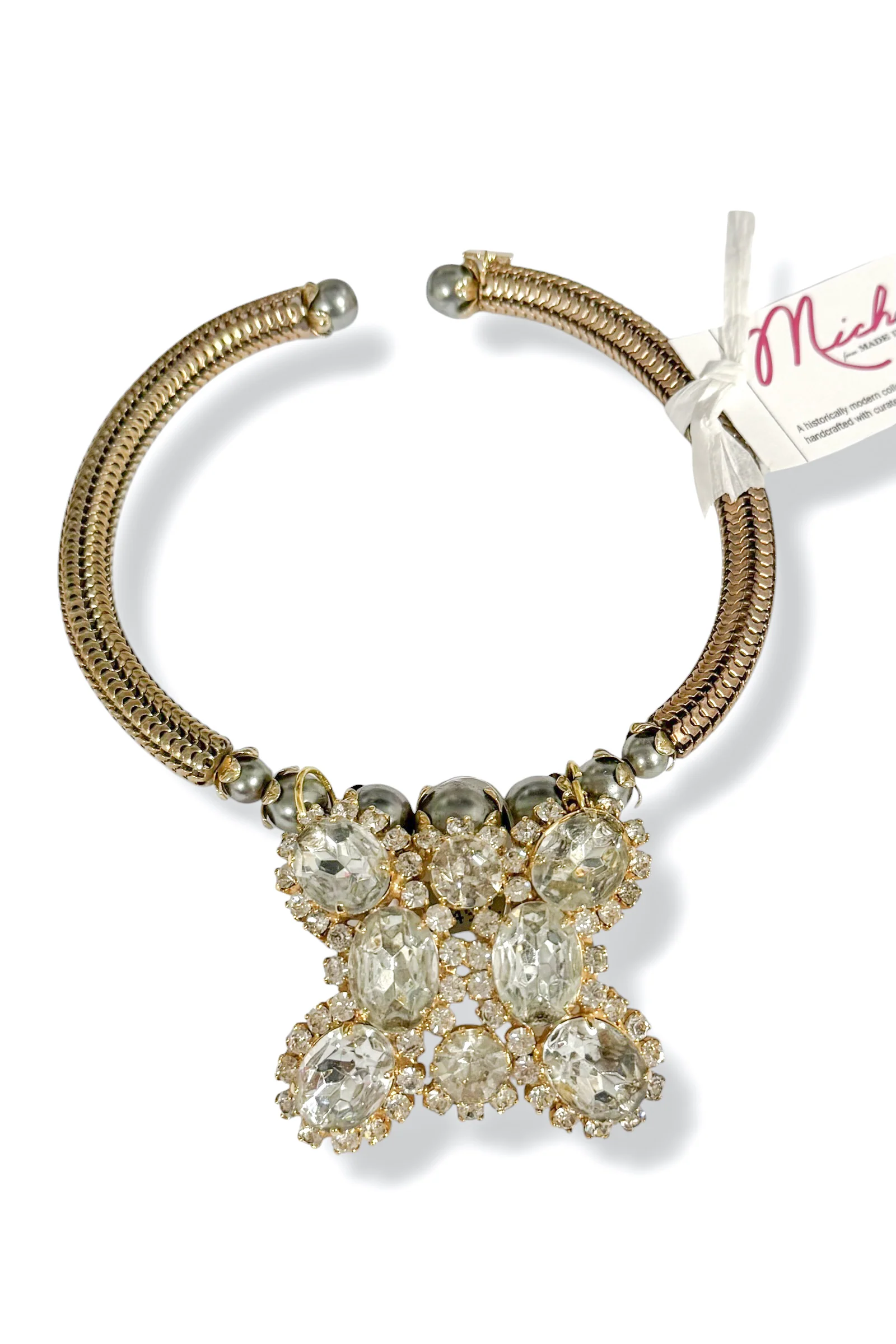 Made In The Deep South 1960s Brooch 1940s Choker Necklace