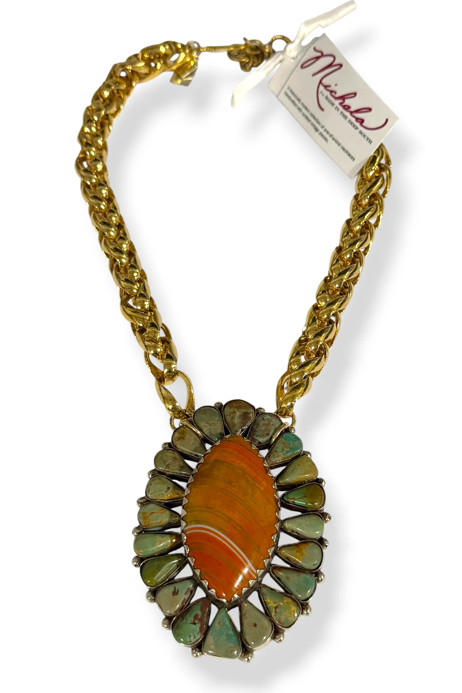 Made In The Deep South 1960s Buckle Pendant 1960s Necklace