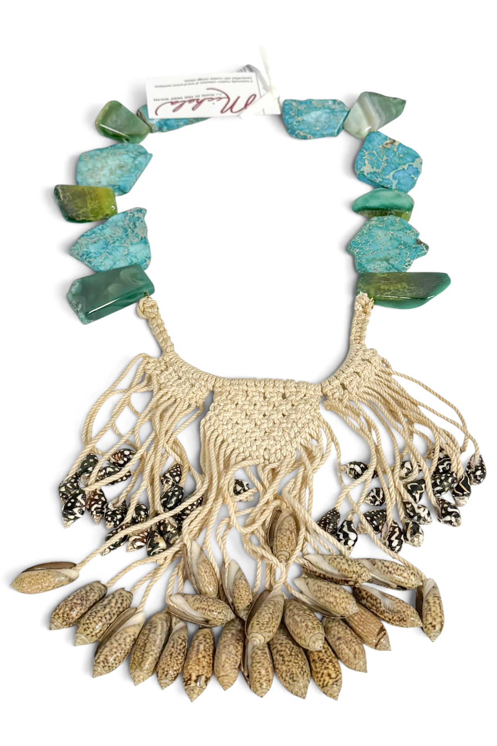 Made In The Deep South 1960s Pendant 1960s Jasper & Agate Necklace