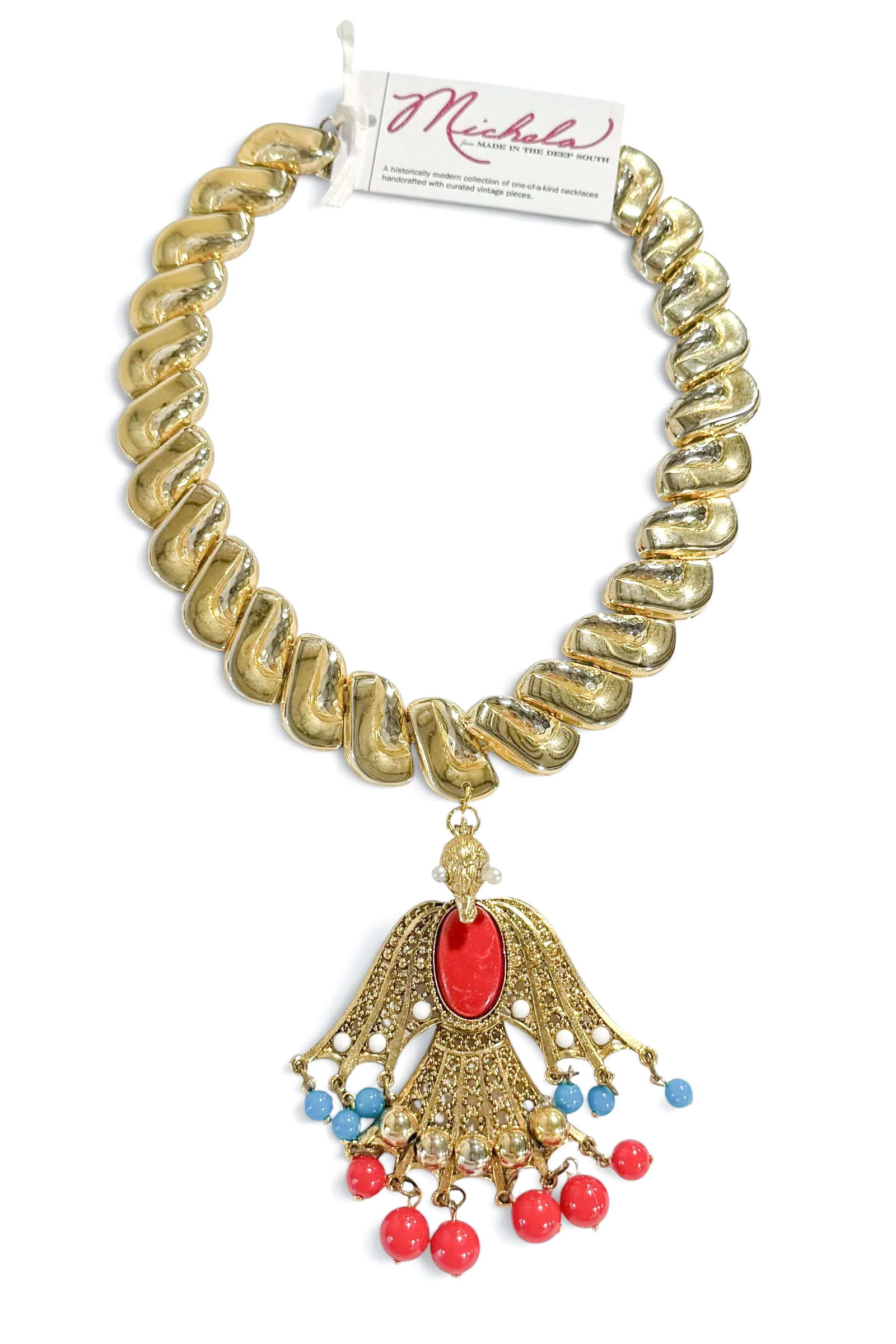 Made In The Deep South 1960s Pendant 1970s Necklace