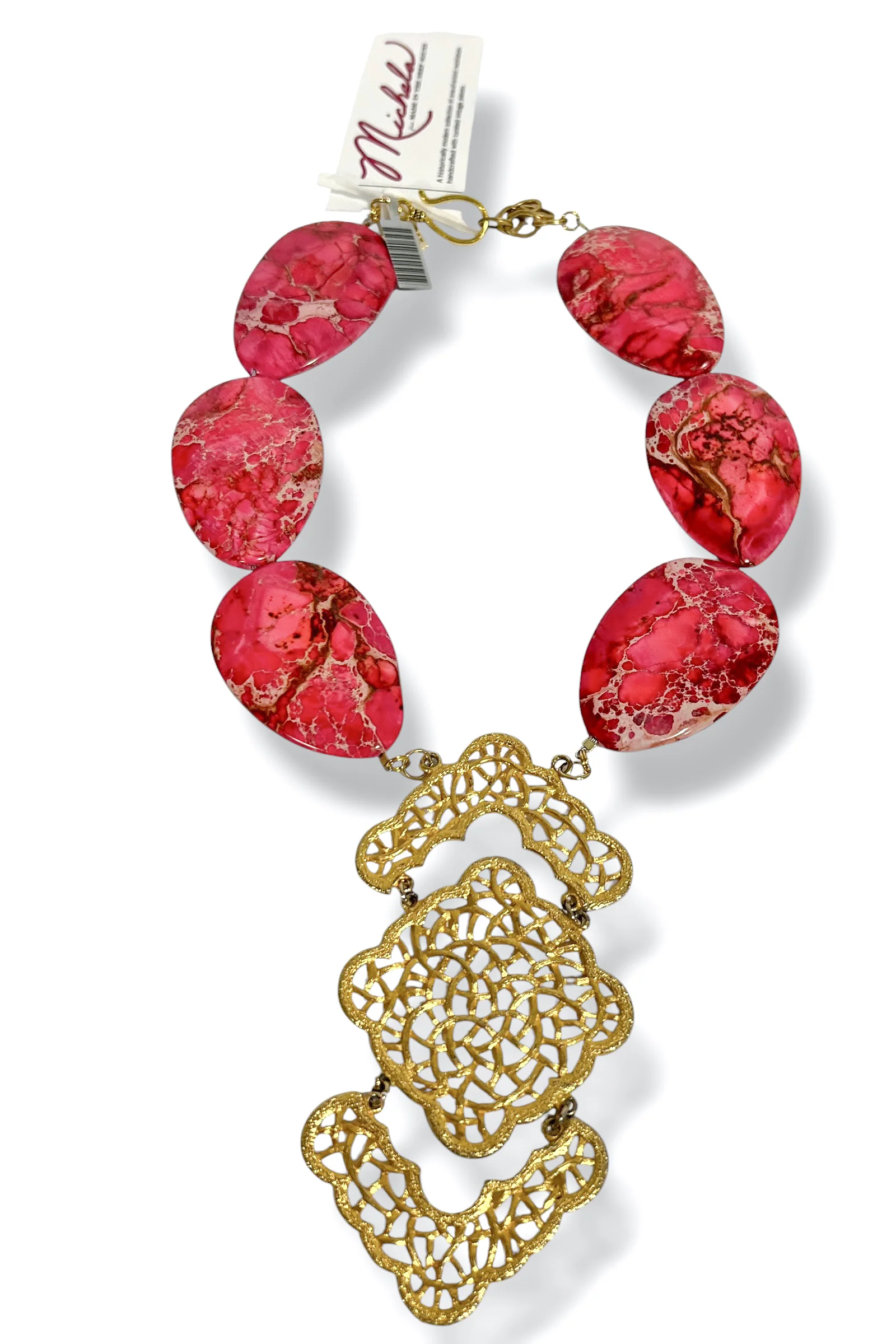 Made In The Deep South 1970s Necklace 1960s Jasper Necklace