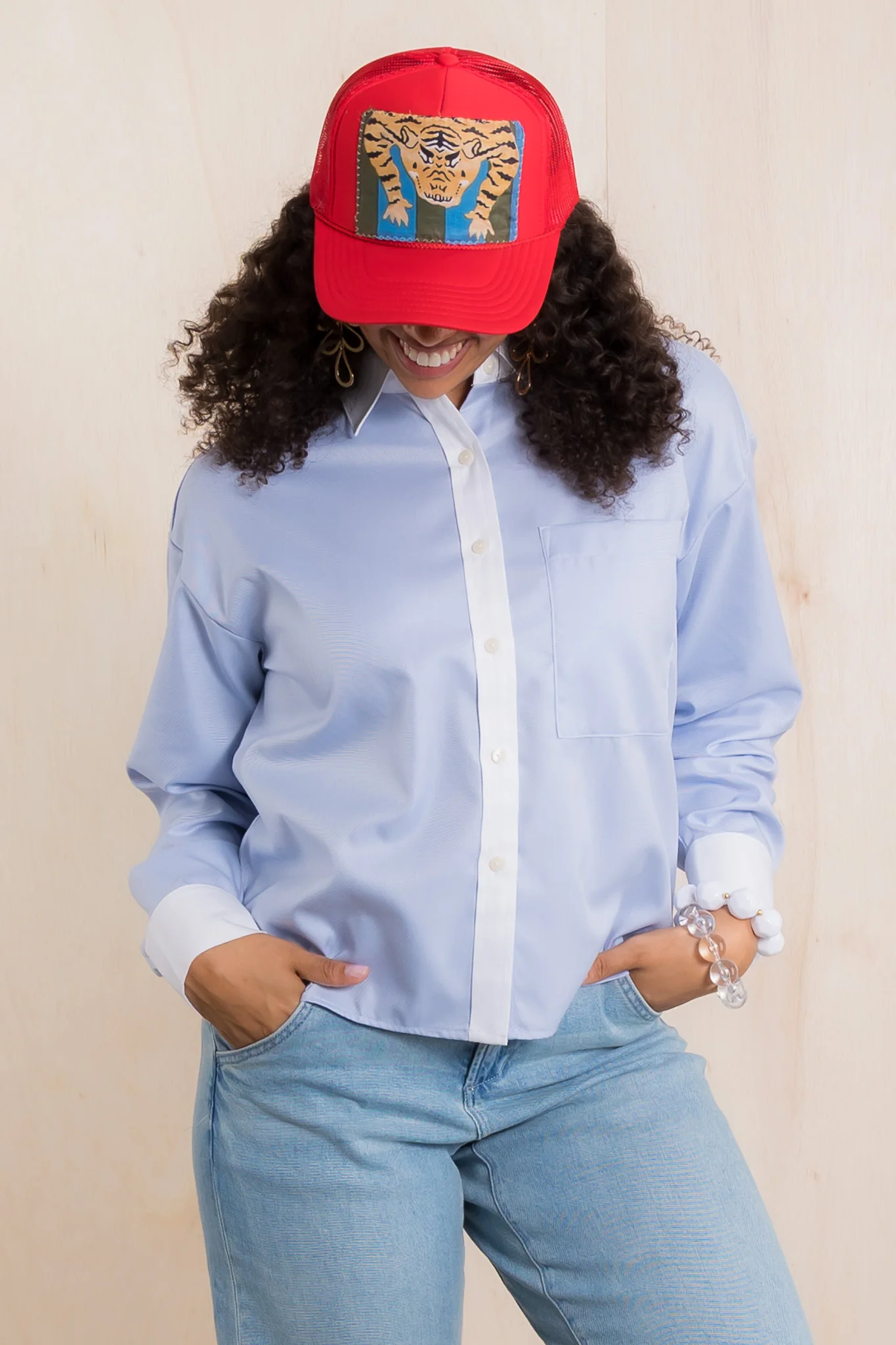 Marina Soft Blue Long Sleeve Top *Final Sale* - Image 5