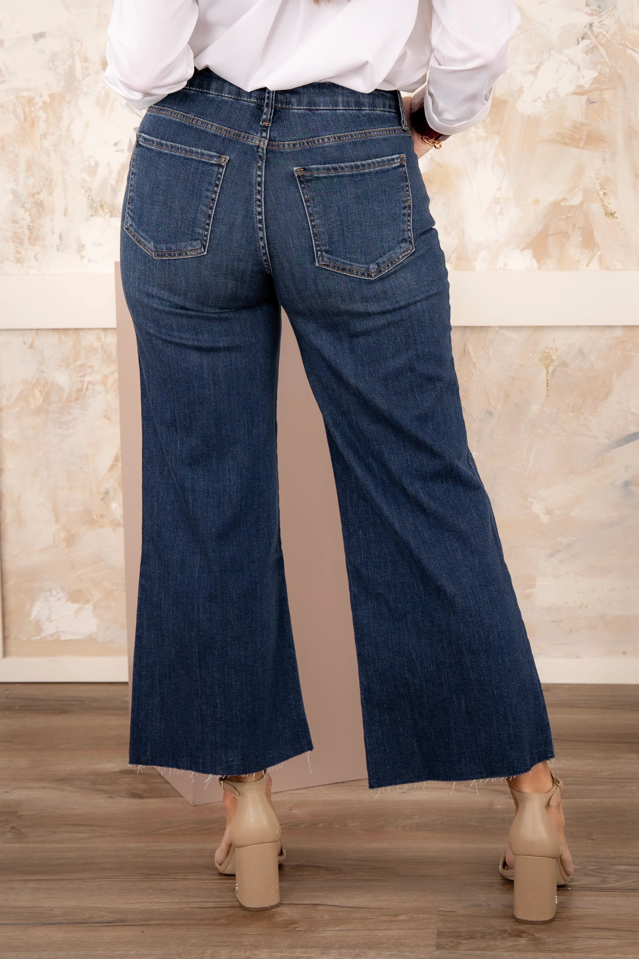 Meg High Rise Wide Leg Jean - Image 4