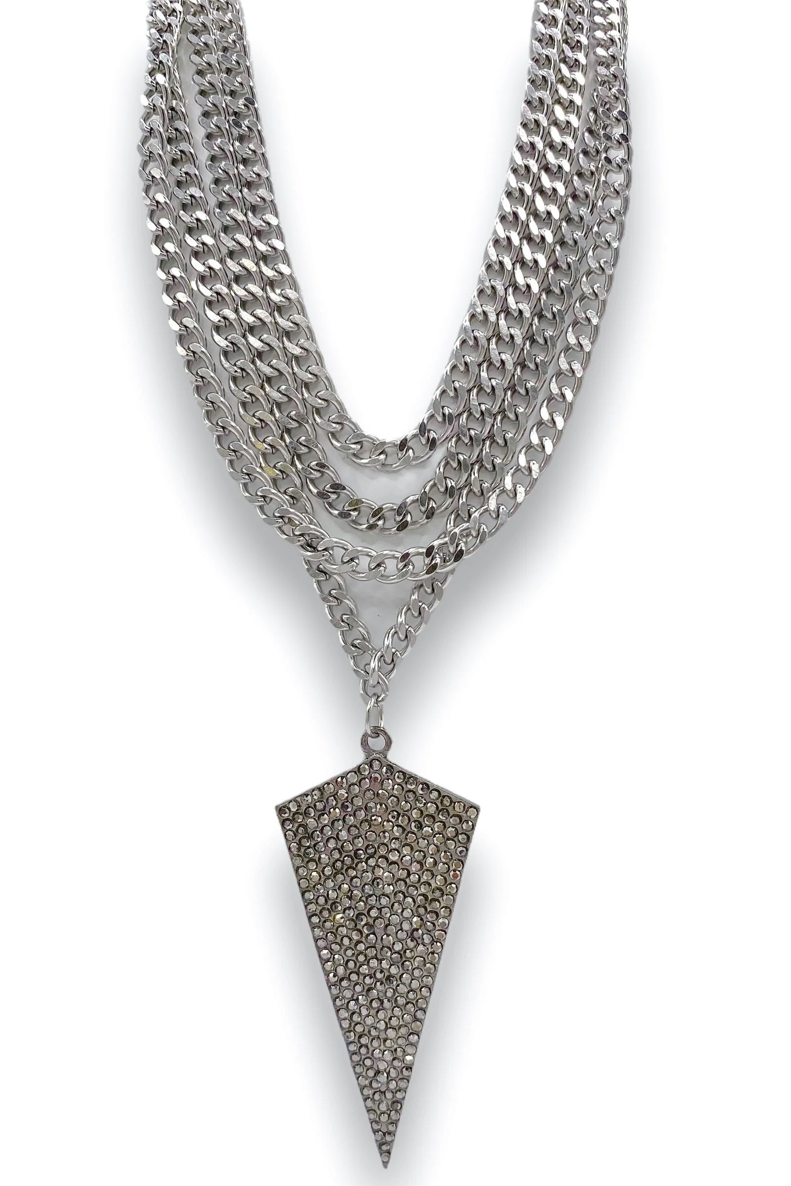 Kristalize X TWT Melissa Silver Layered Necklace - FINAL SALE