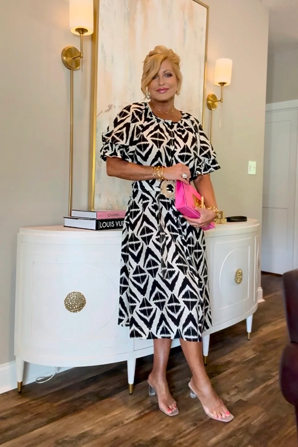 Sophie Black Belted Midi Dress *Final Sale*