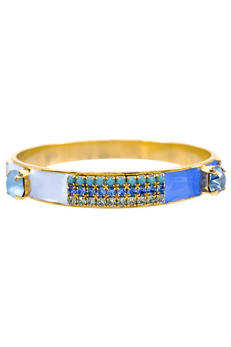 TOVA Mireya Blue Bangle Bracelet