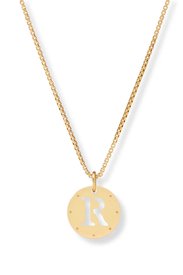 Julie Vos Gold Monogram Delicate Necklace - Image 16