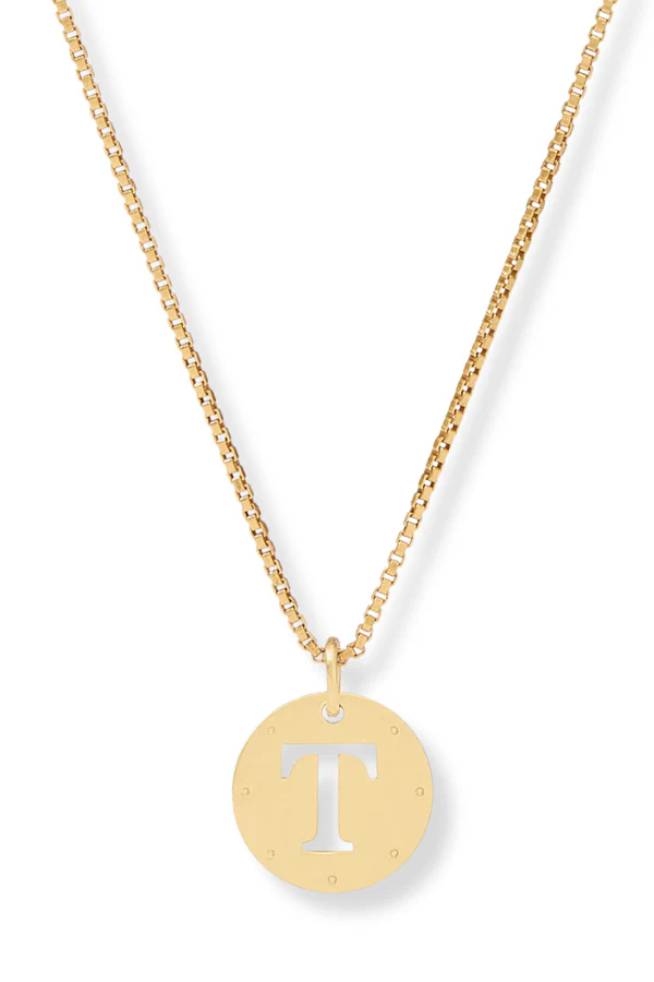 Julie Vos Gold Monogram Delicate Necklace - Image 18