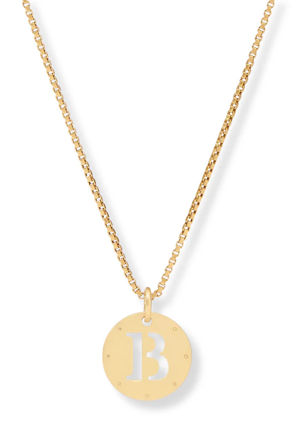 Julie Vos Gold Monogram Delicate Necklace - Image 3