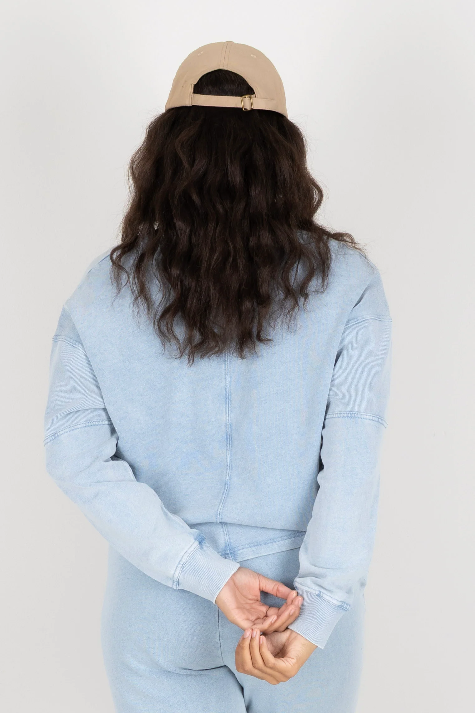 Z SUPPLY Delphine Ocean Air Indigo Denim Sweatshirt - Image 4