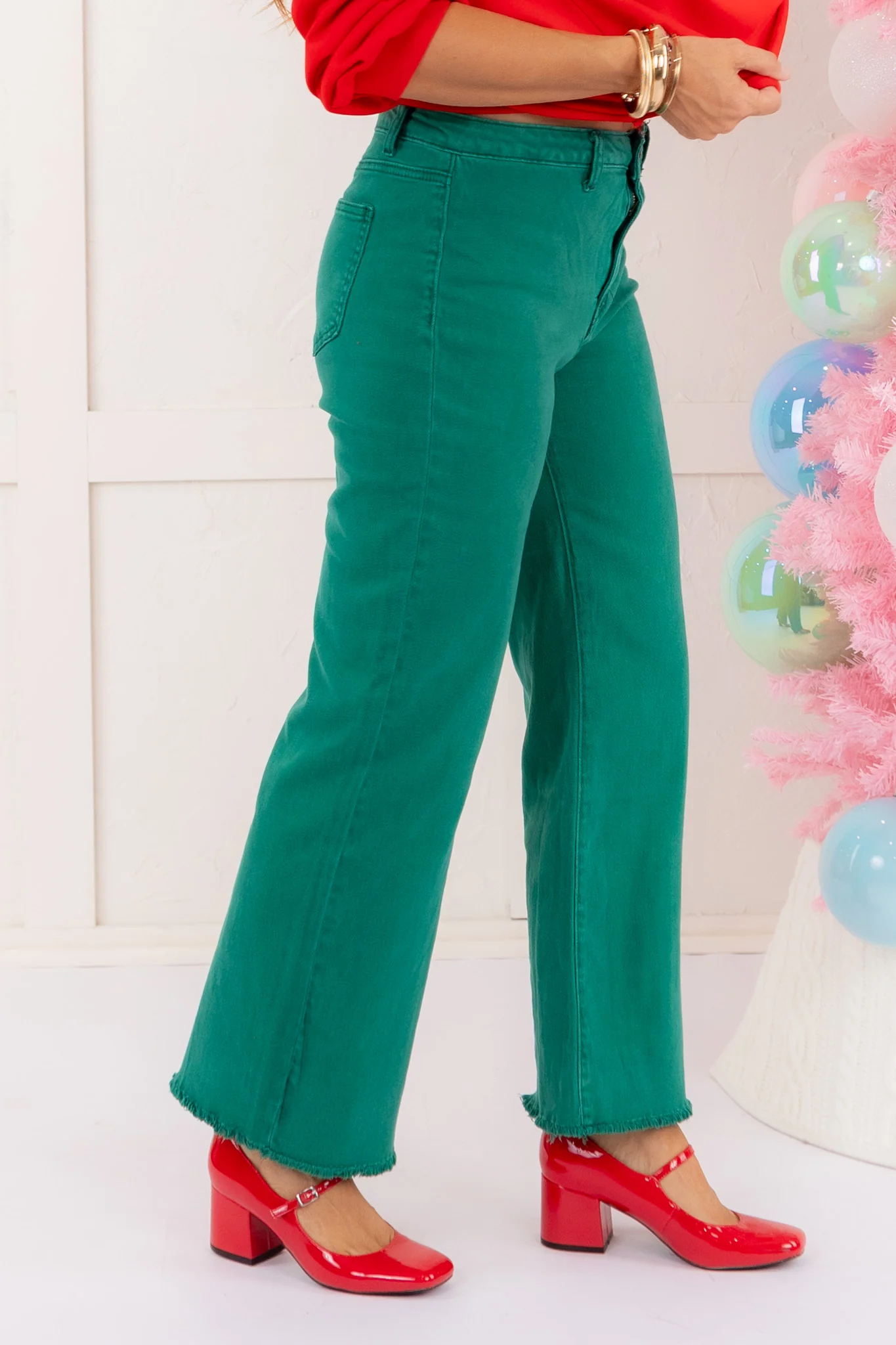 Allie Pant - Dk Green - DOORBUSTER - Image 4