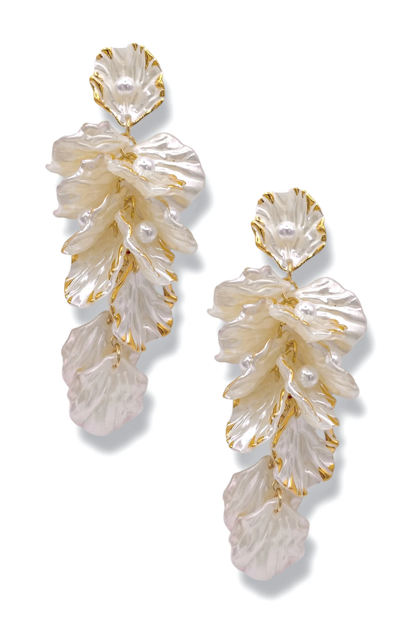 Stay With Me Petal Drop Earrings *Final Sale*