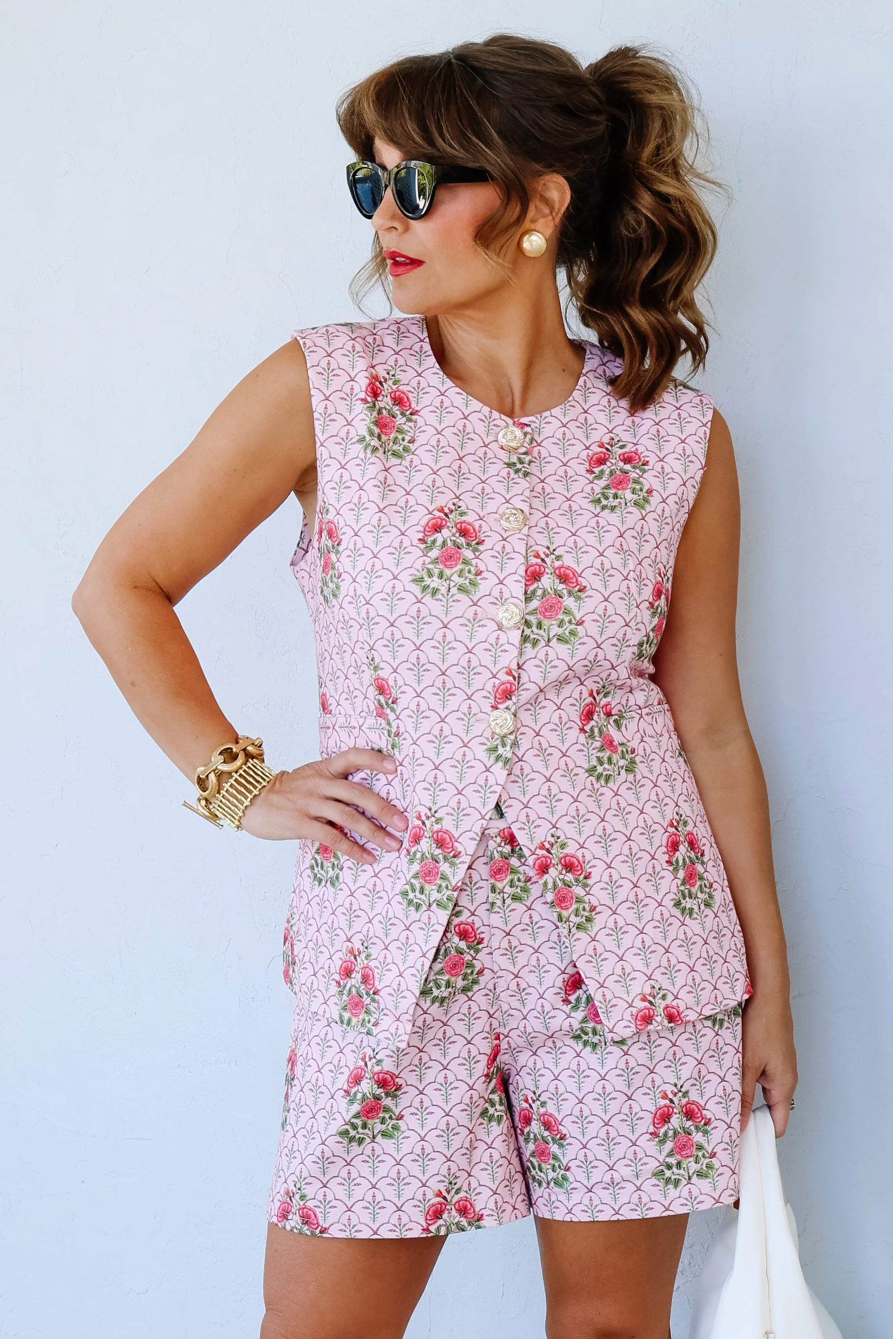 Everly Pink Floral Short - Image 2
