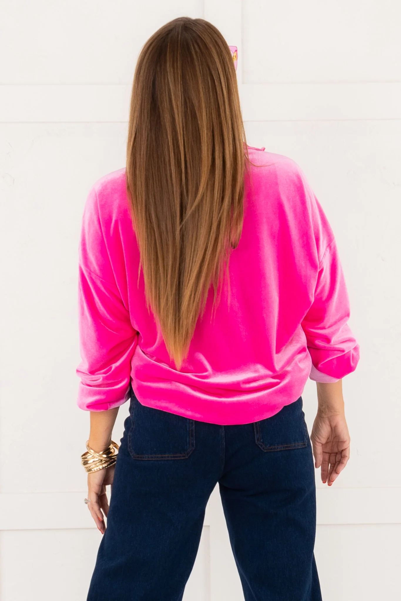 Poppy Pop Over Blouse - Fuchsia | Emily McCarthy - Image 4