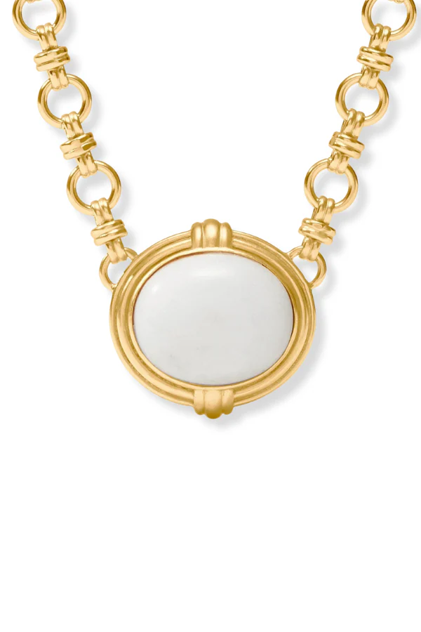 Julie Vos Portofino White Jade Demi Necklace - Image 2