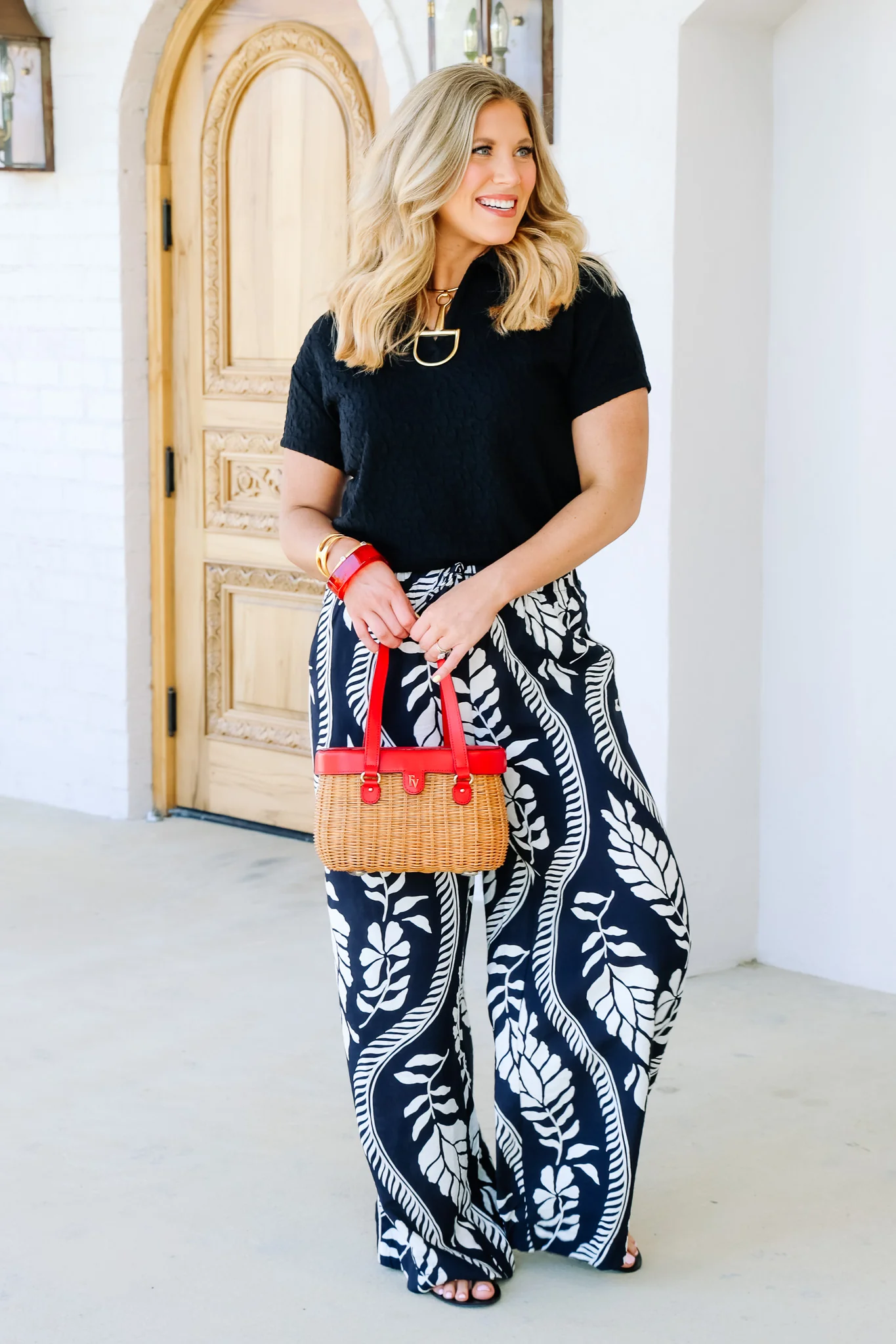 Running Away With Me Black Wide Leg Pant - Image 2