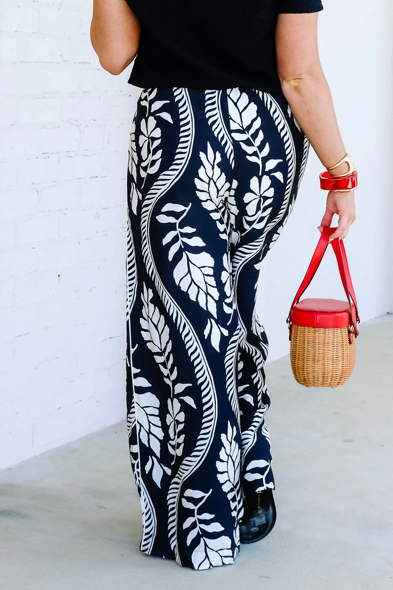 Running Away With Me Black Wide Leg Pant - Image 7