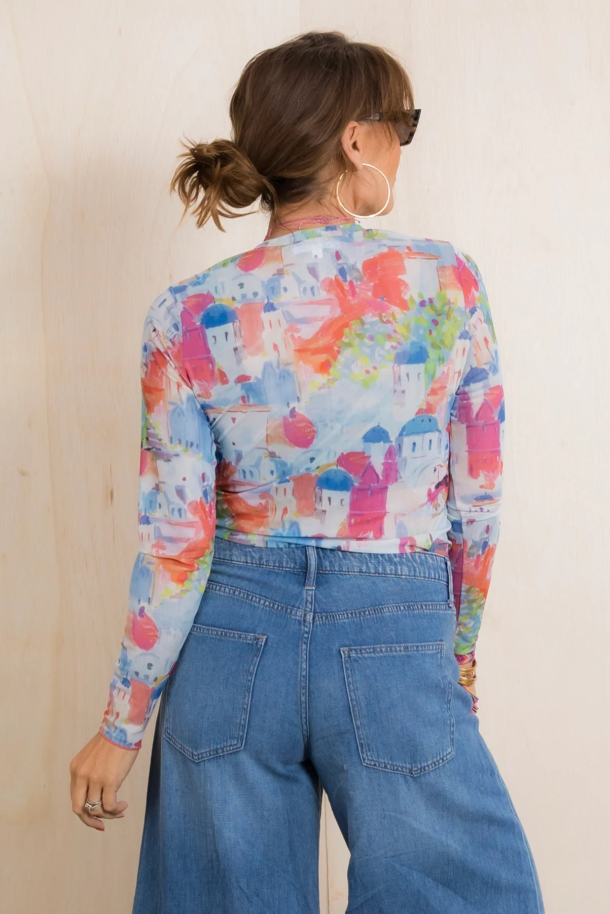 TWT Exclusive Pink Multi Print Layering Top *Final Sale* - Image 3