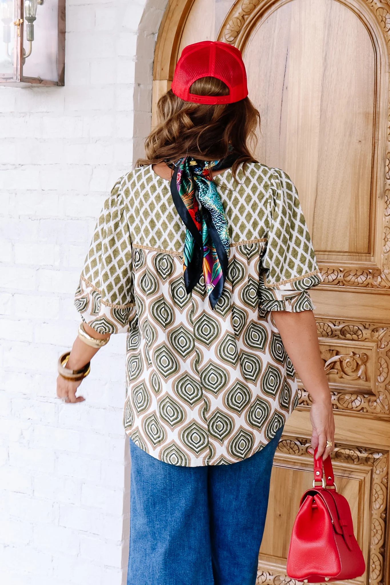 Down to Earth Sage Green Long Sleeve Top - Image 3