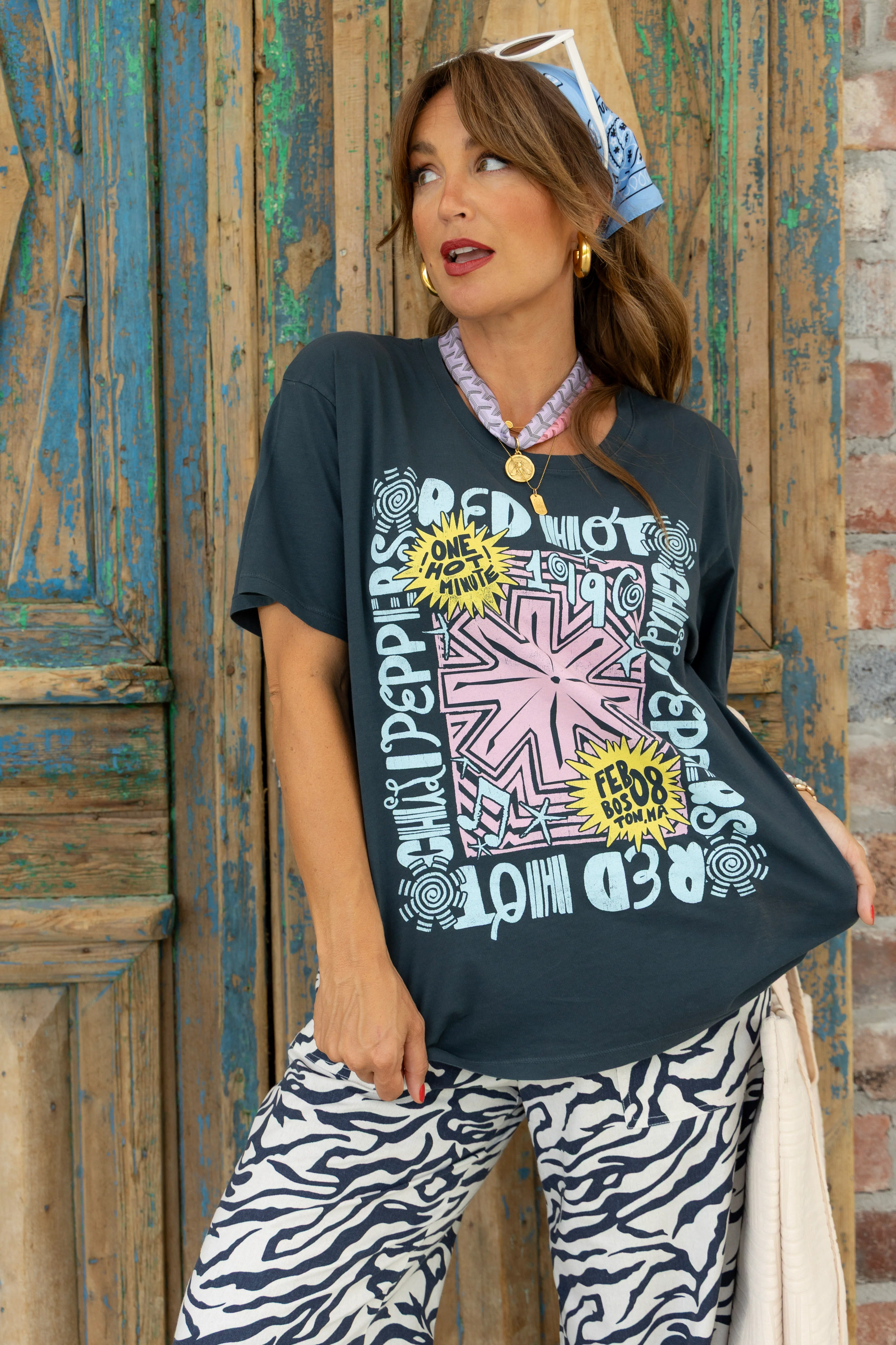 Daydreamer Red Hot Chili Peppers Boyfriend Tee
