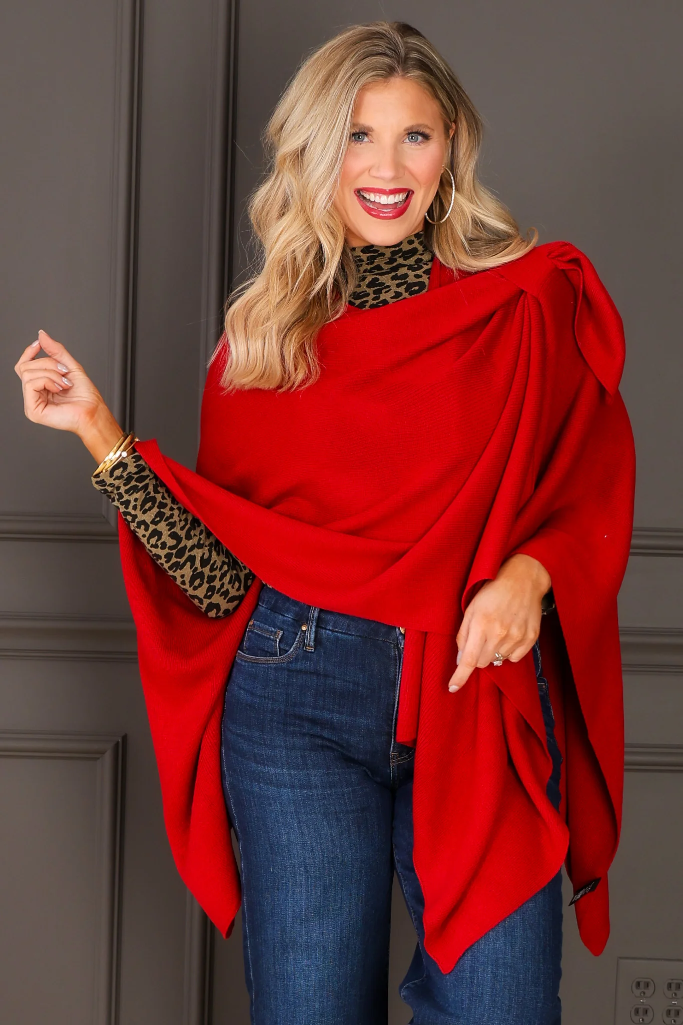 Here I Am Red Poncho - Image 4