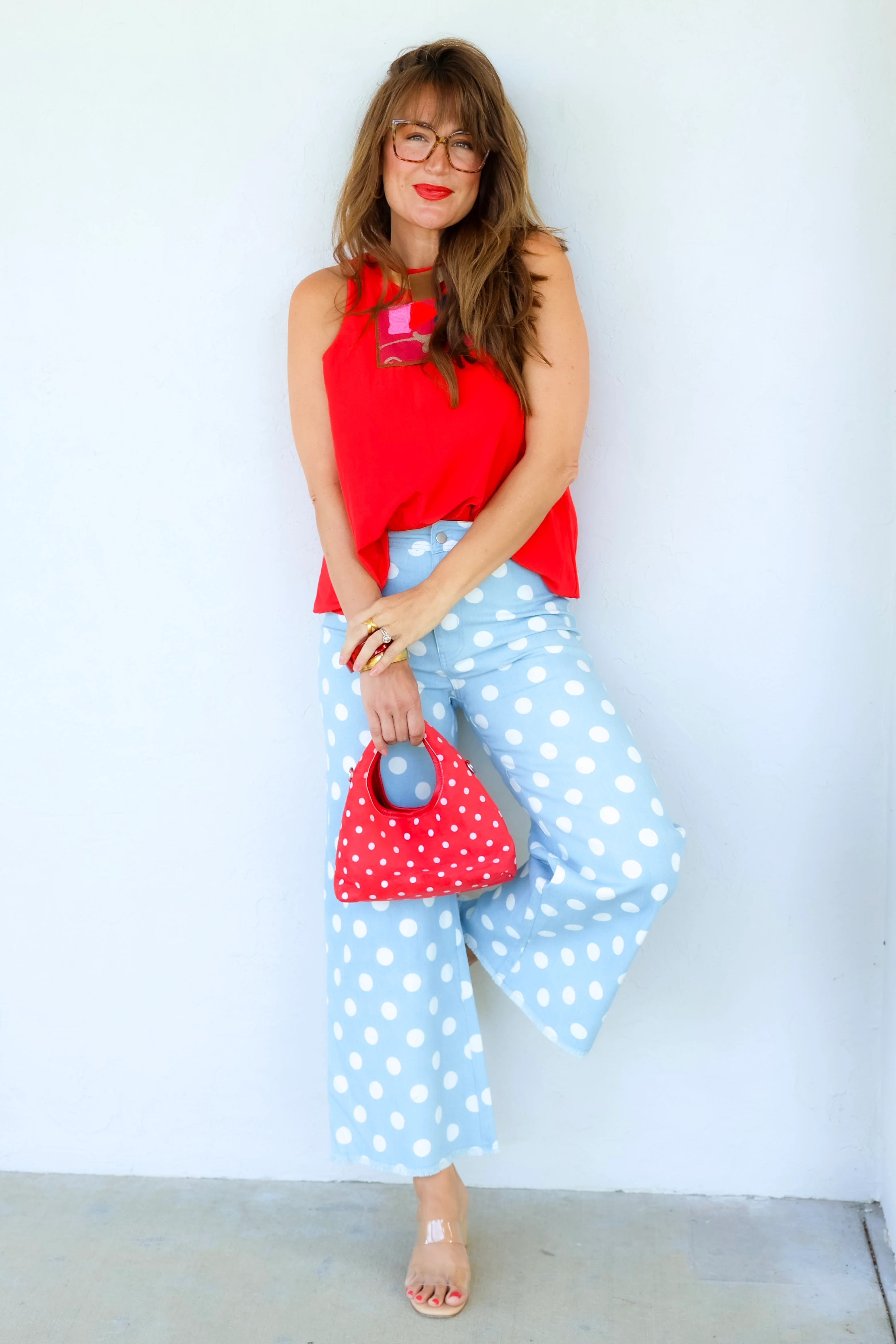 Tell You Everything Red Sleeveless Top - Image 5